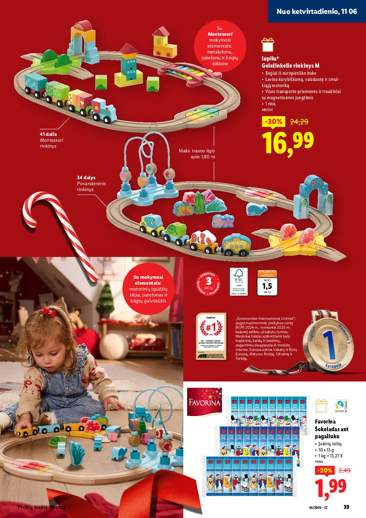 Lidl žaislų katalogas – 39 psl.