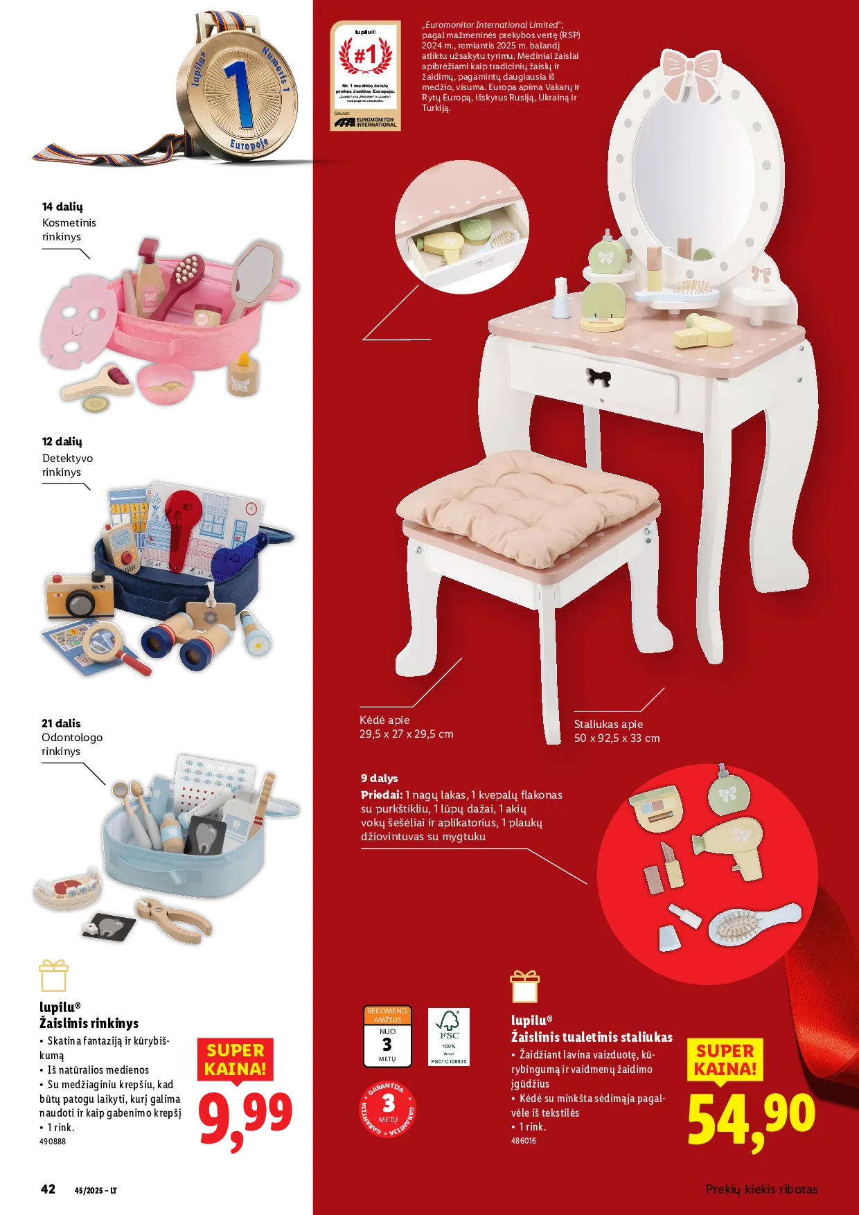 Lidl žaislų katalogas – 42 psl.