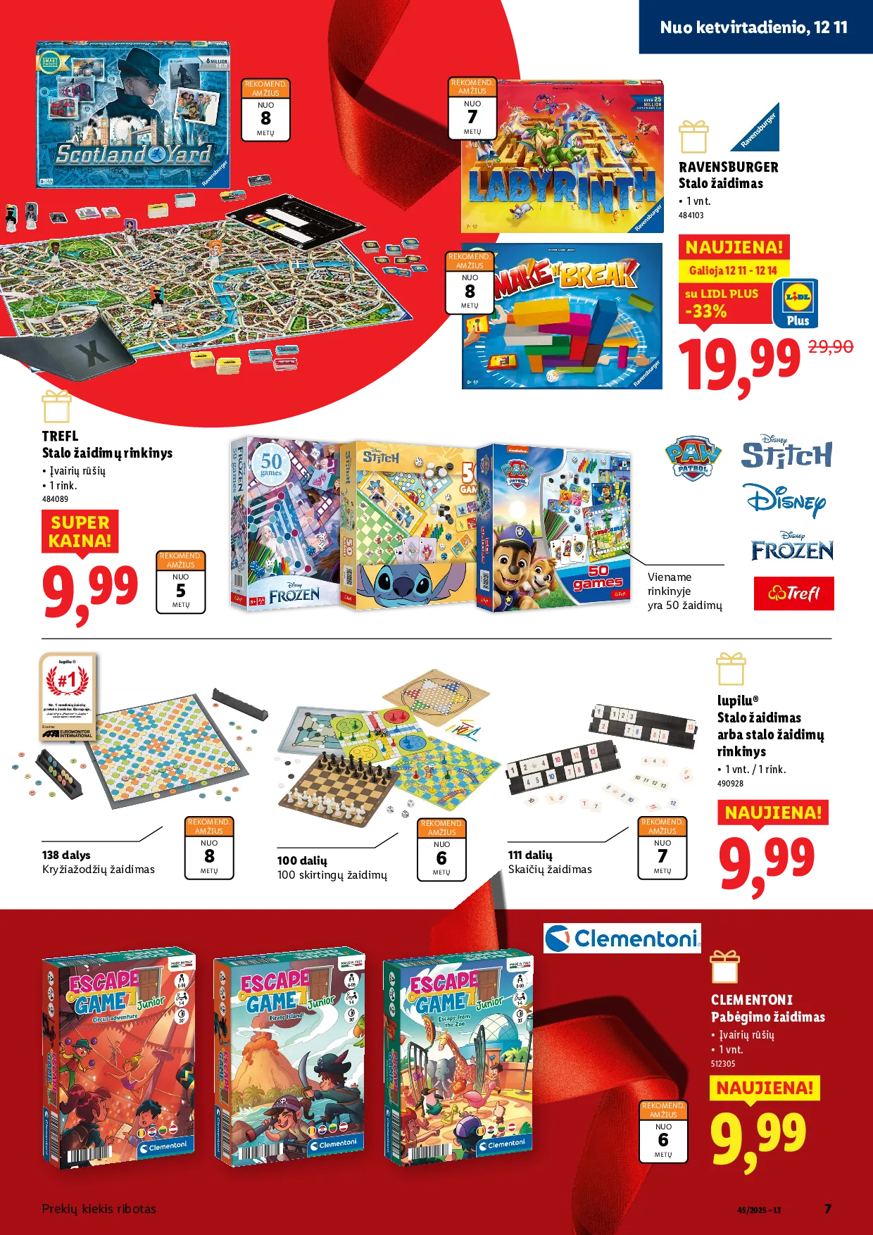 Lidl žaislų katalogas – 7 psl.