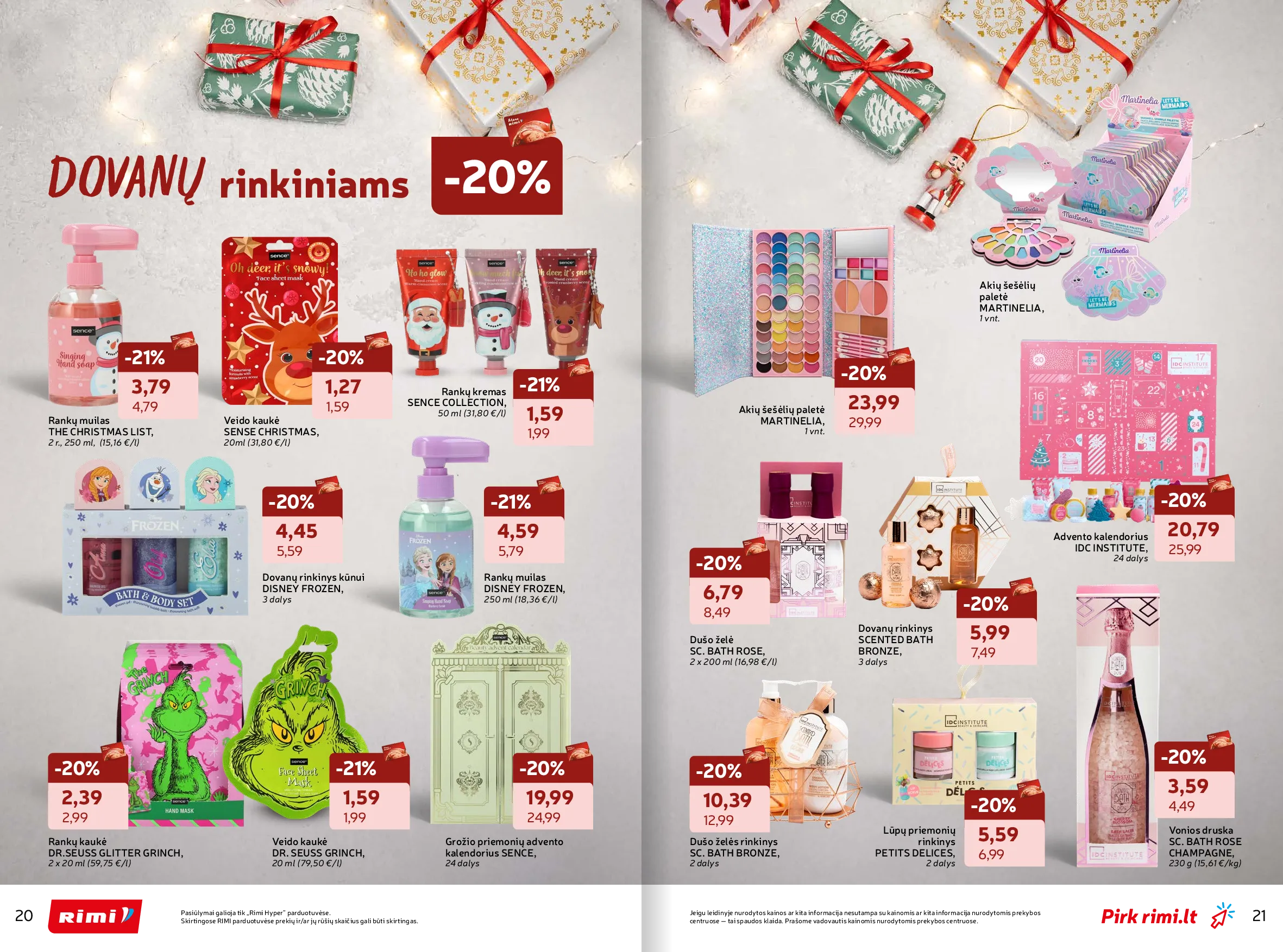 Rimi žiemos ŠVENČIŲ ne maisto prekių katalogas 2025 – 11 psl.