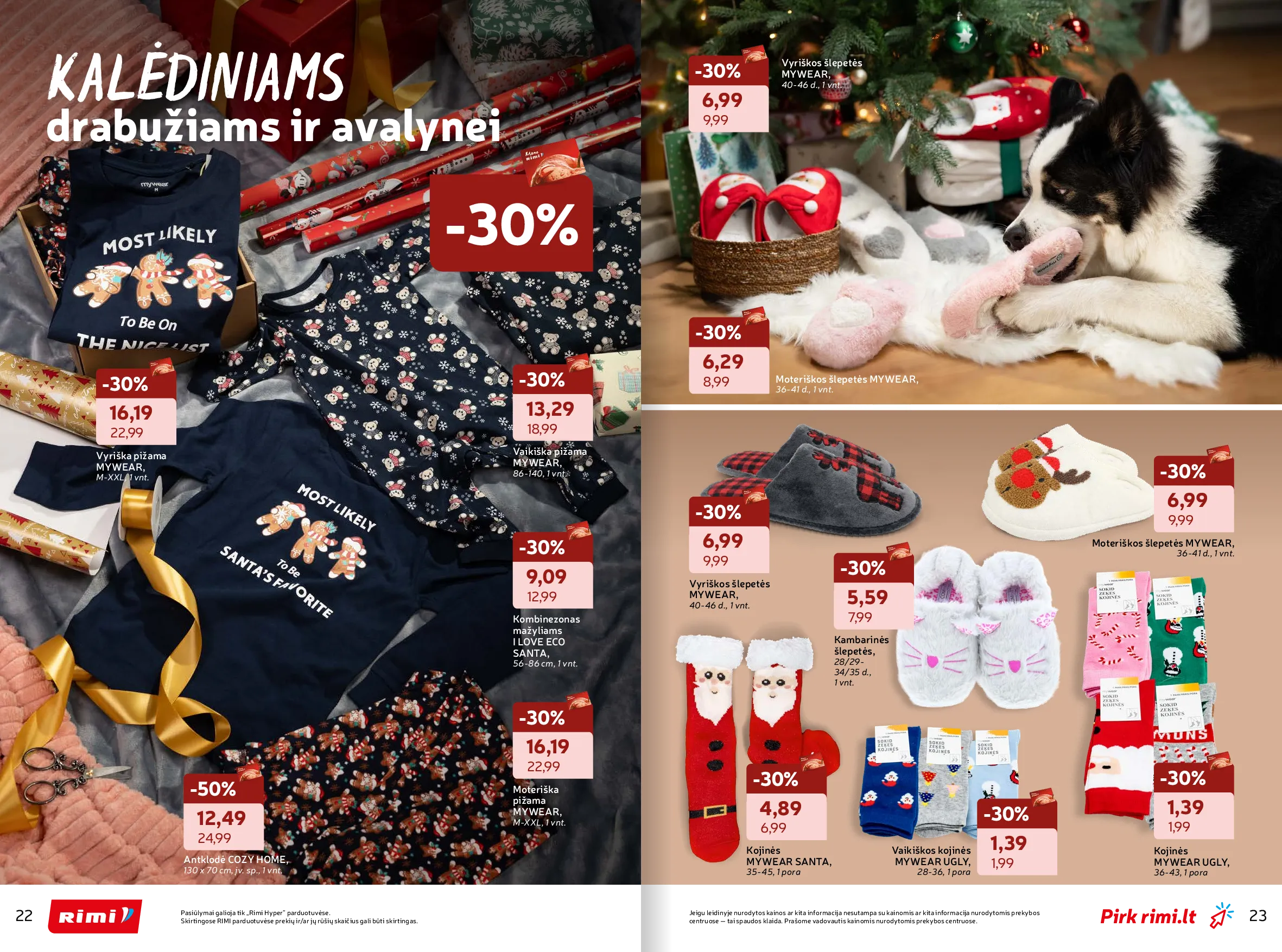 Rimi žiemos ŠVENČIŲ ne maisto prekių katalogas 2025 – 12 psl.