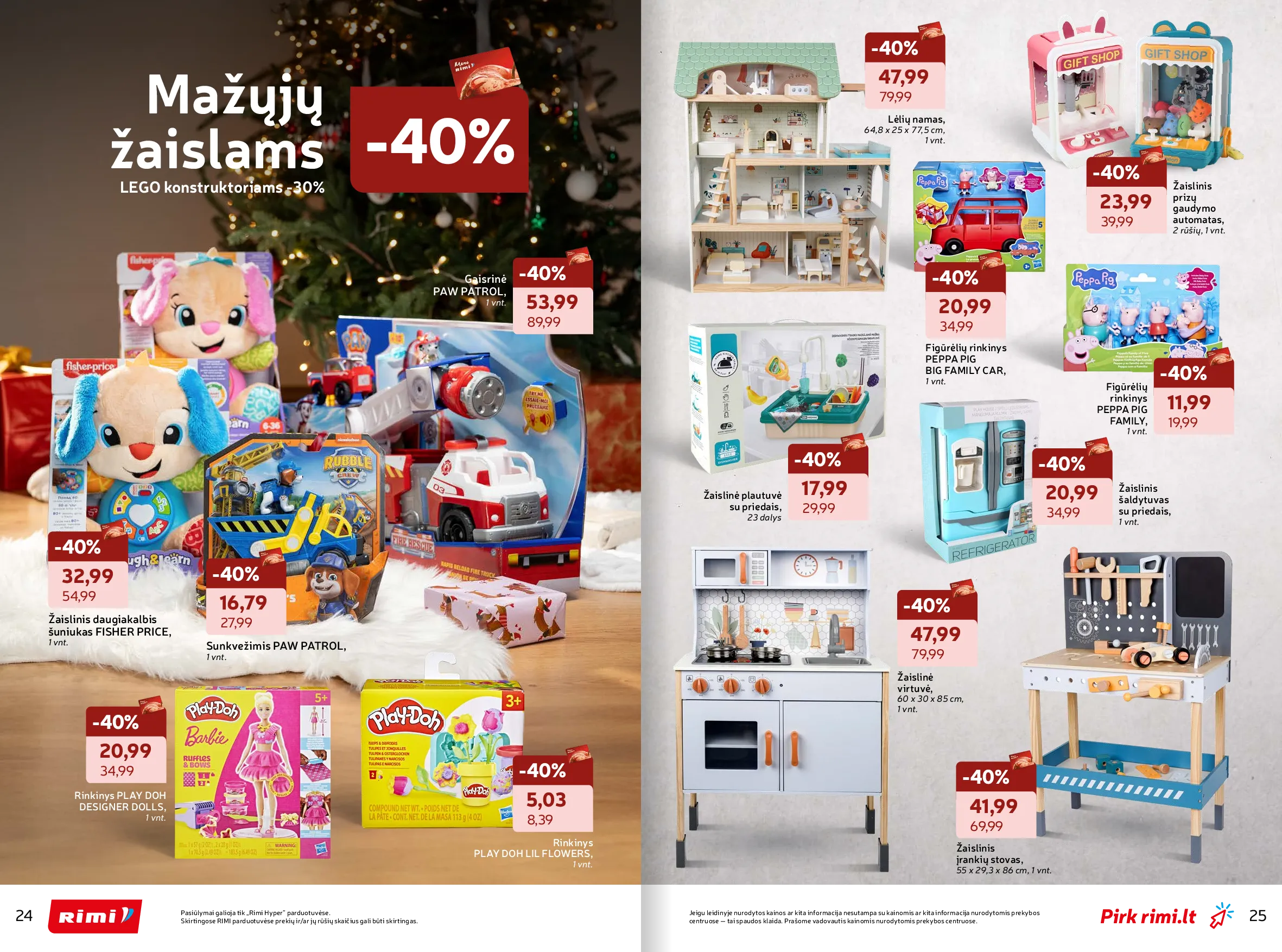 Rimi žiemos ŠVENČIŲ ne maisto prekių katalogas 2025 – 13 psl.