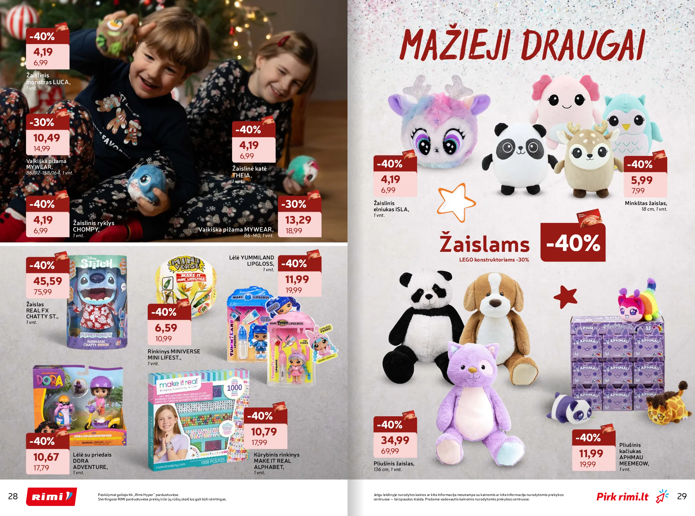 Rimi žiemos ŠVENČIŲ ne maisto prekių katalogas 2025 – 15 psl.