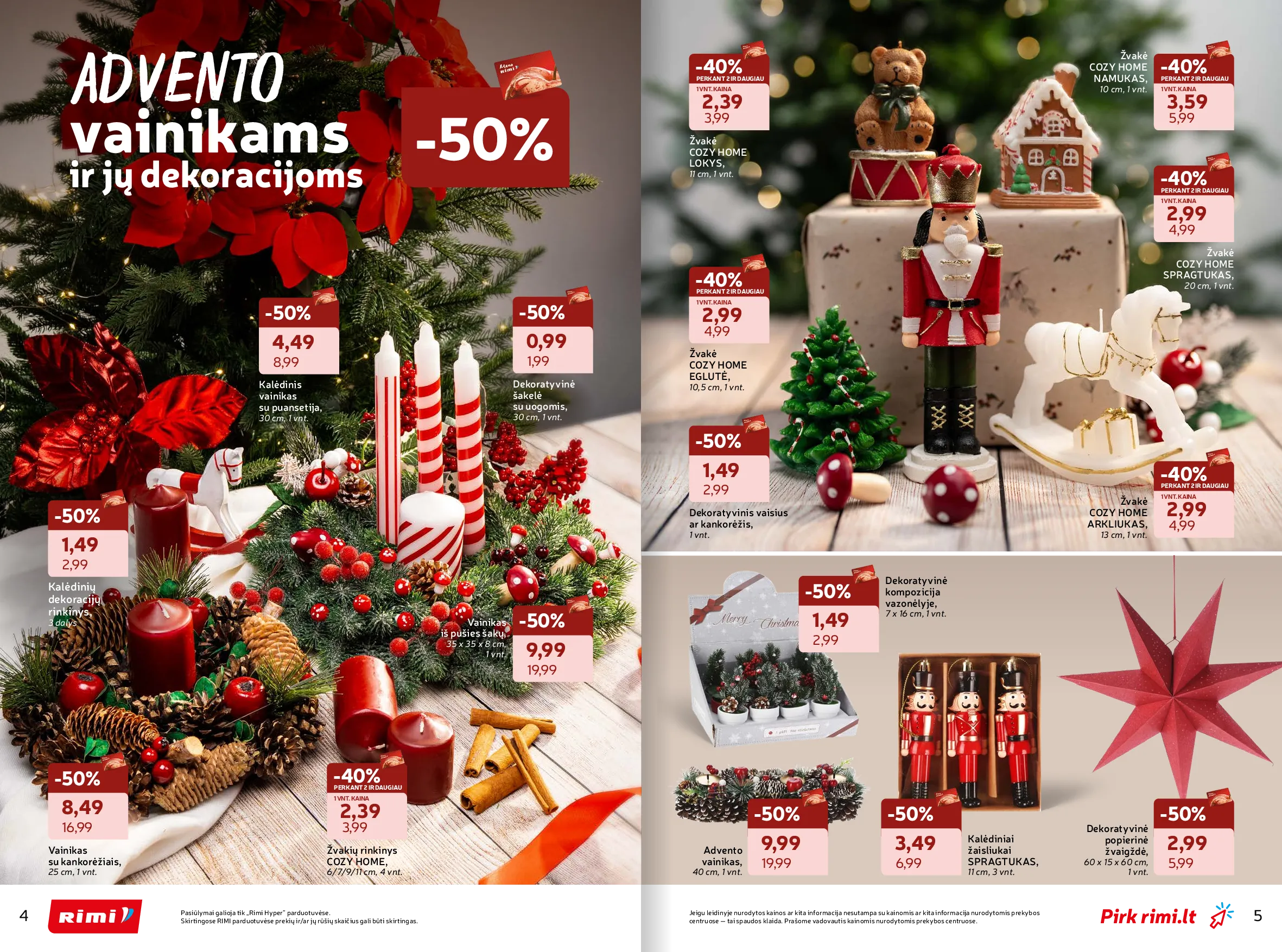 Rimi žiemos ŠVENČIŲ ne maisto prekių katalogas 2025 – 3 psl.