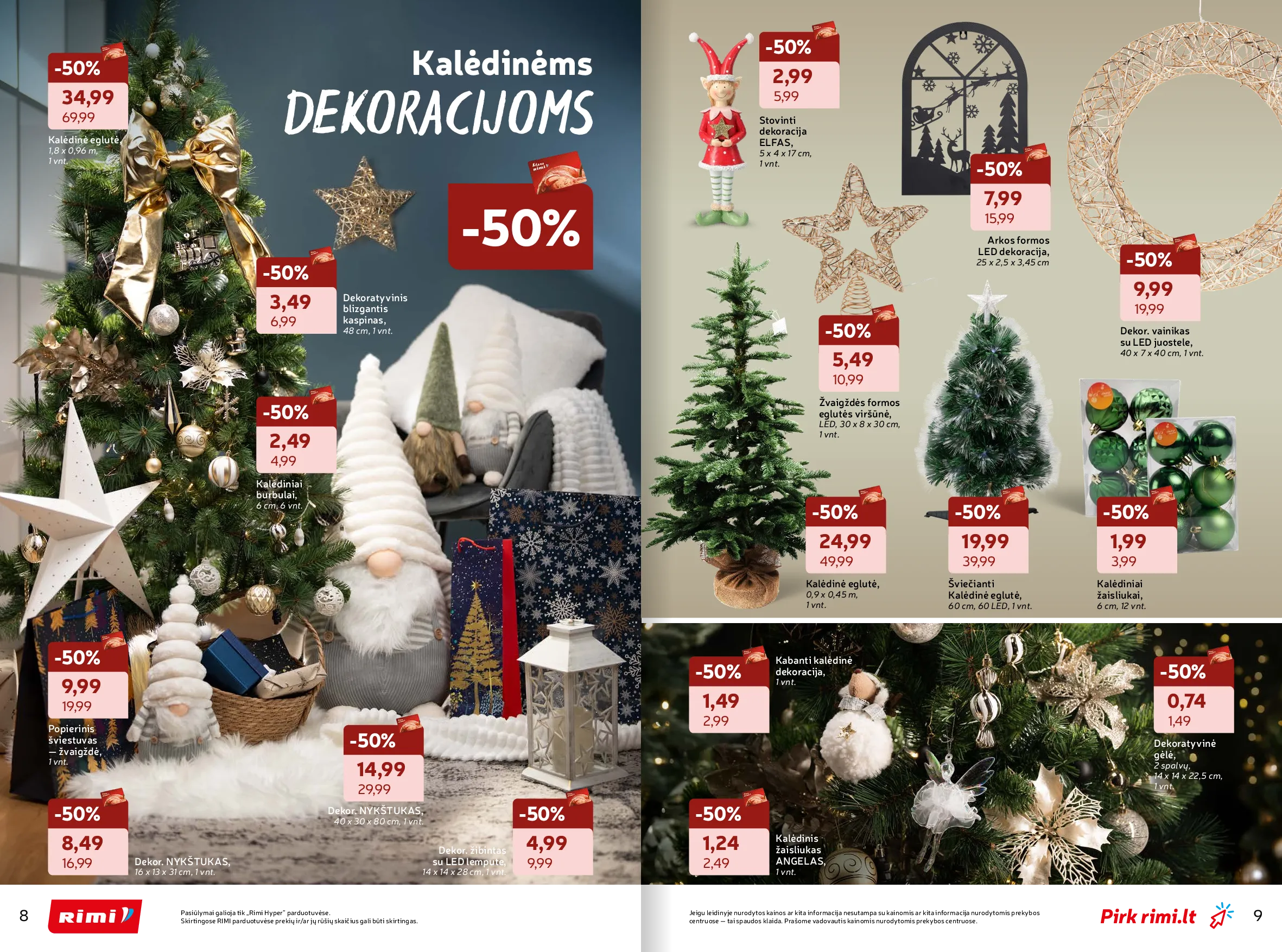 Rimi žiemos ŠVENČIŲ ne maisto prekių katalogas 2025 – 5 psl.