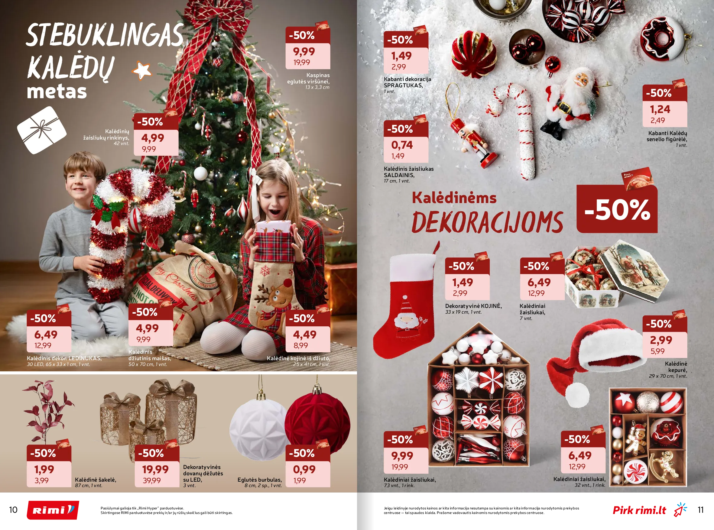 Rimi žiemos ŠVENČIŲ ne maisto prekių katalogas 2025 – 6 psl.