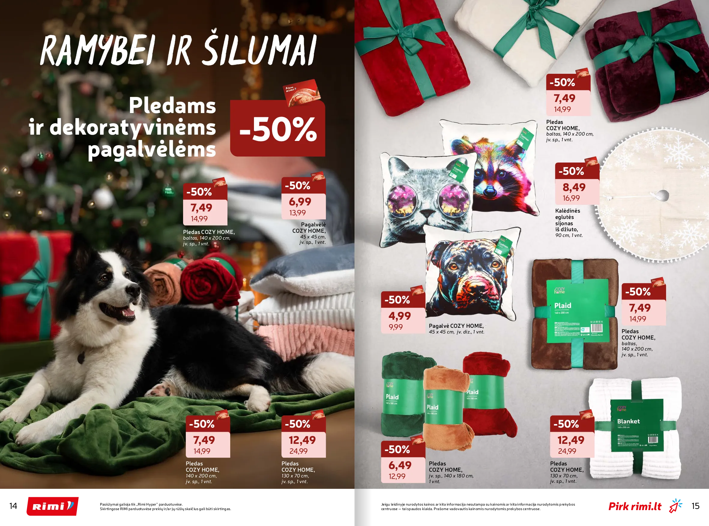 Rimi žiemos ŠVENČIŲ ne maisto prekių katalogas 2025 – 8 psl.
