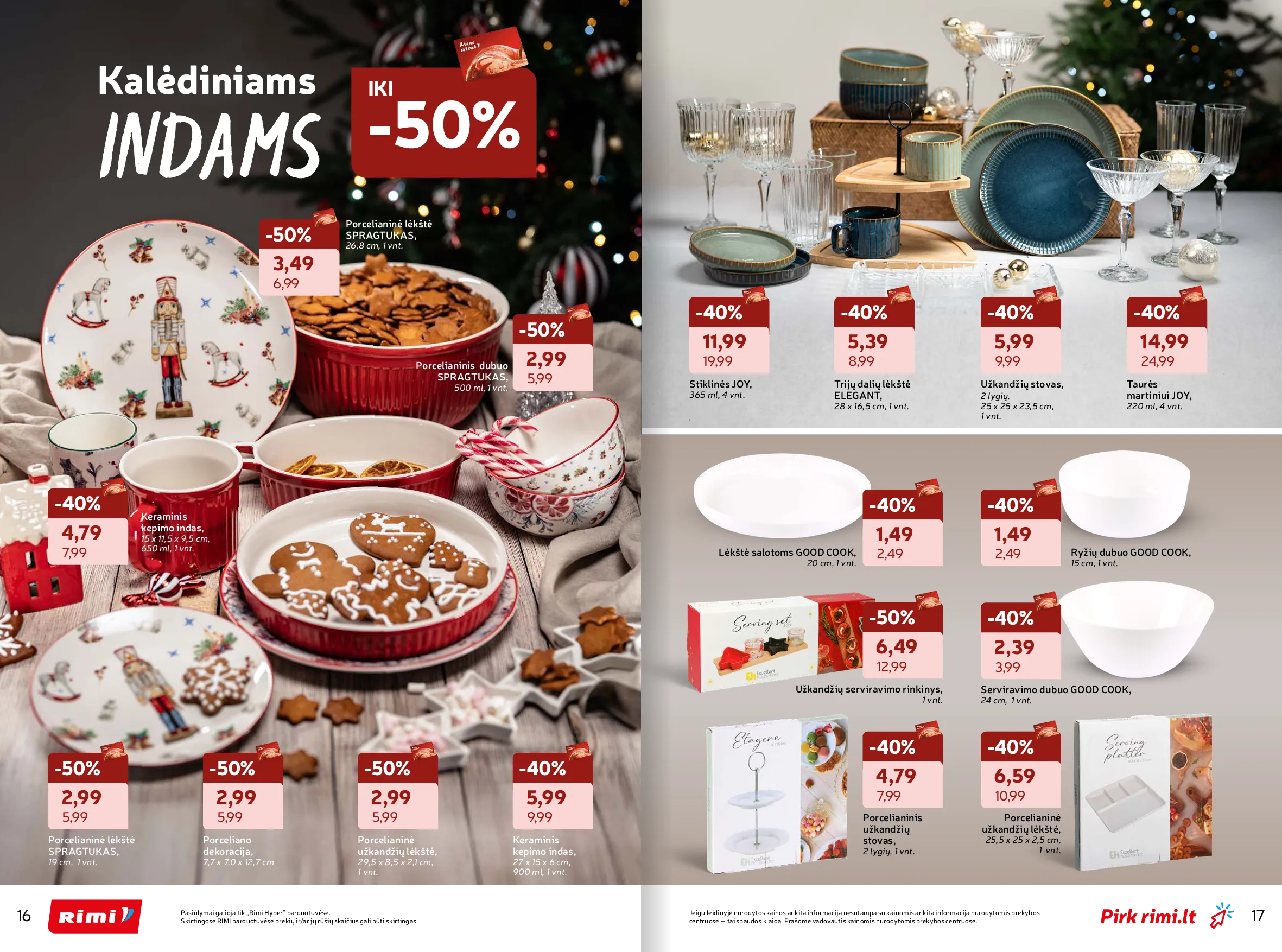 Rimi žiemos ŠVENČIŲ ne maisto prekių katalogas 2025 – 9 psl.