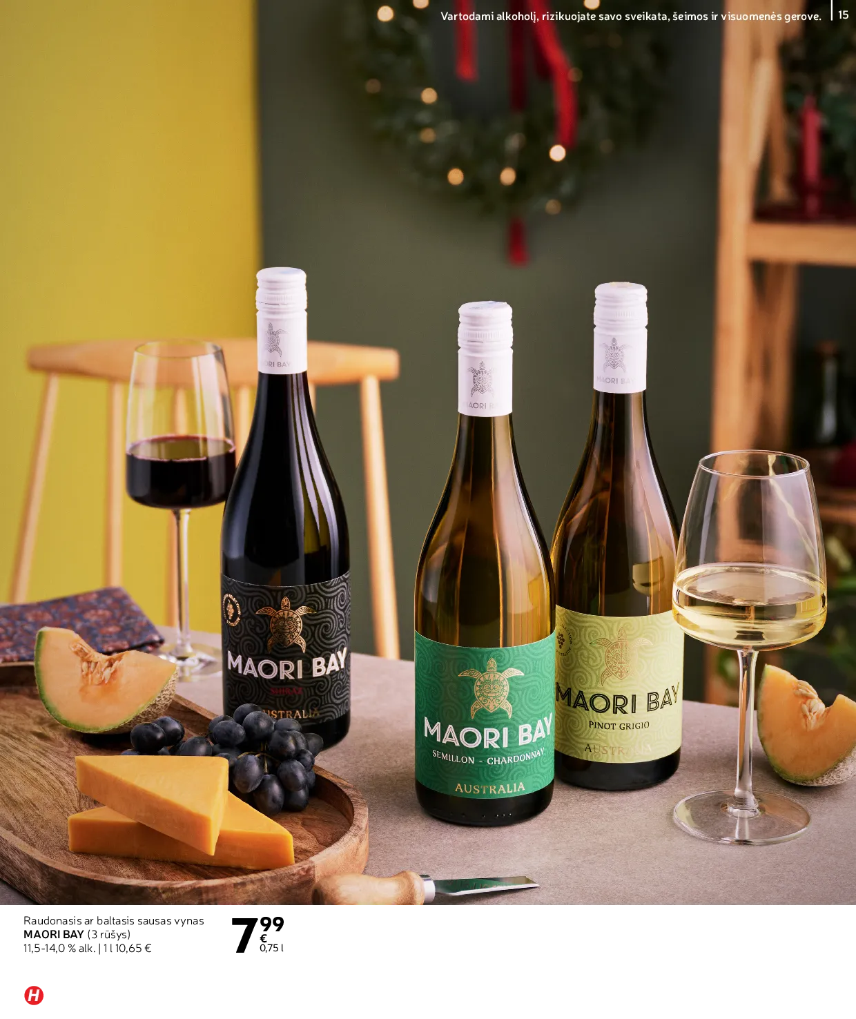 Rimi Žiemos ŠVENČIŲ alkoholinių gėrimų katalogas 2025 – 15 psl.