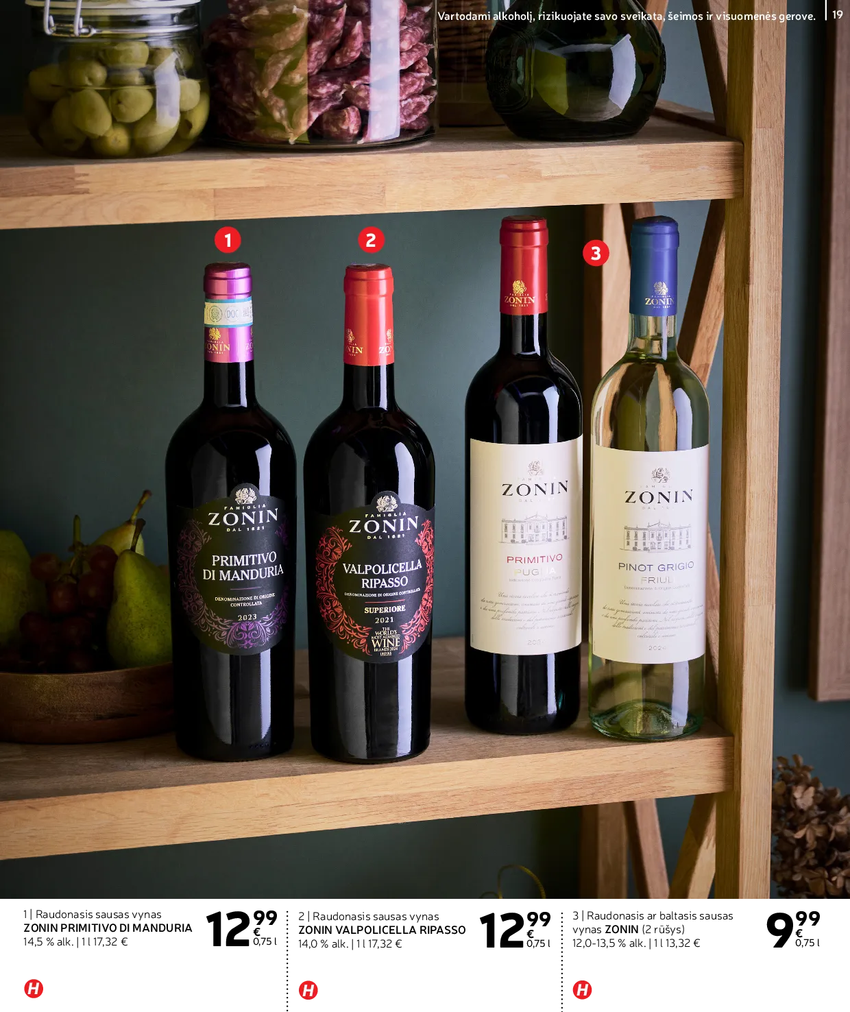 Rimi Žiemos ŠVENČIŲ alkoholinių gėrimų katalogas 2025 – 19 psl.