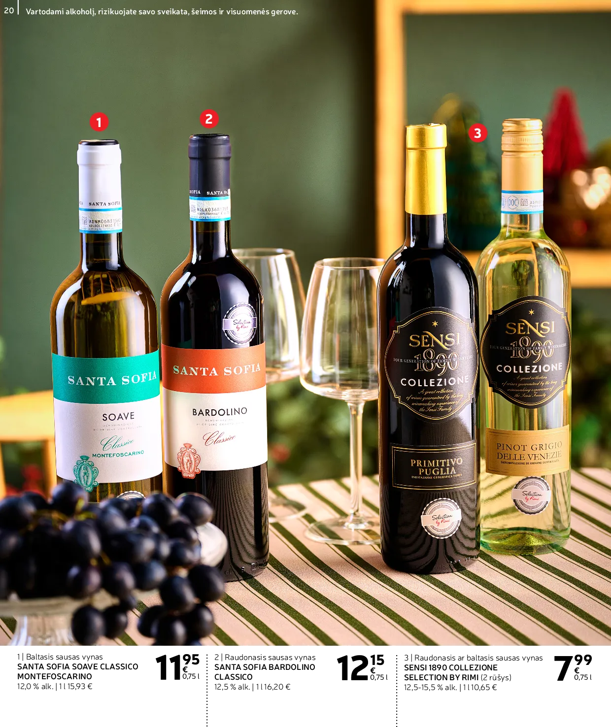 Rimi Žiemos ŠVENČIŲ alkoholinių gėrimų katalogas 2025 – 20 psl.