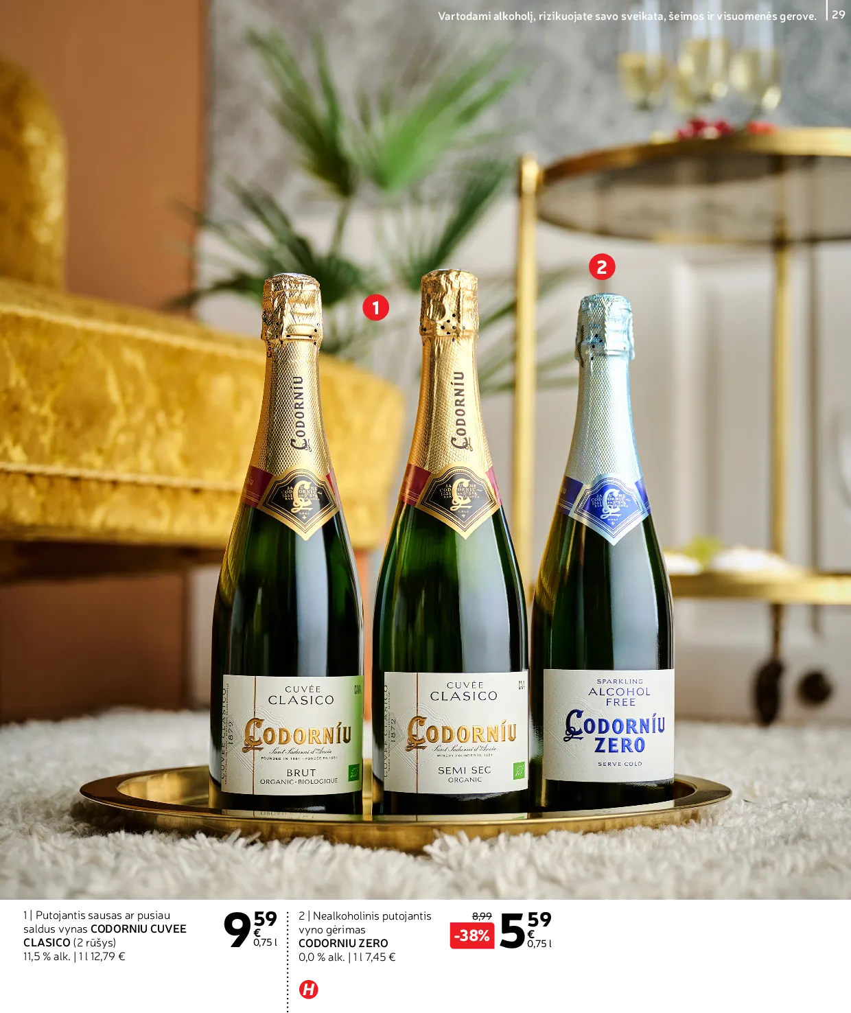 Rimi Žiemos ŠVENČIŲ alkoholinių gėrimų katalogas 2025 – 29 psl.