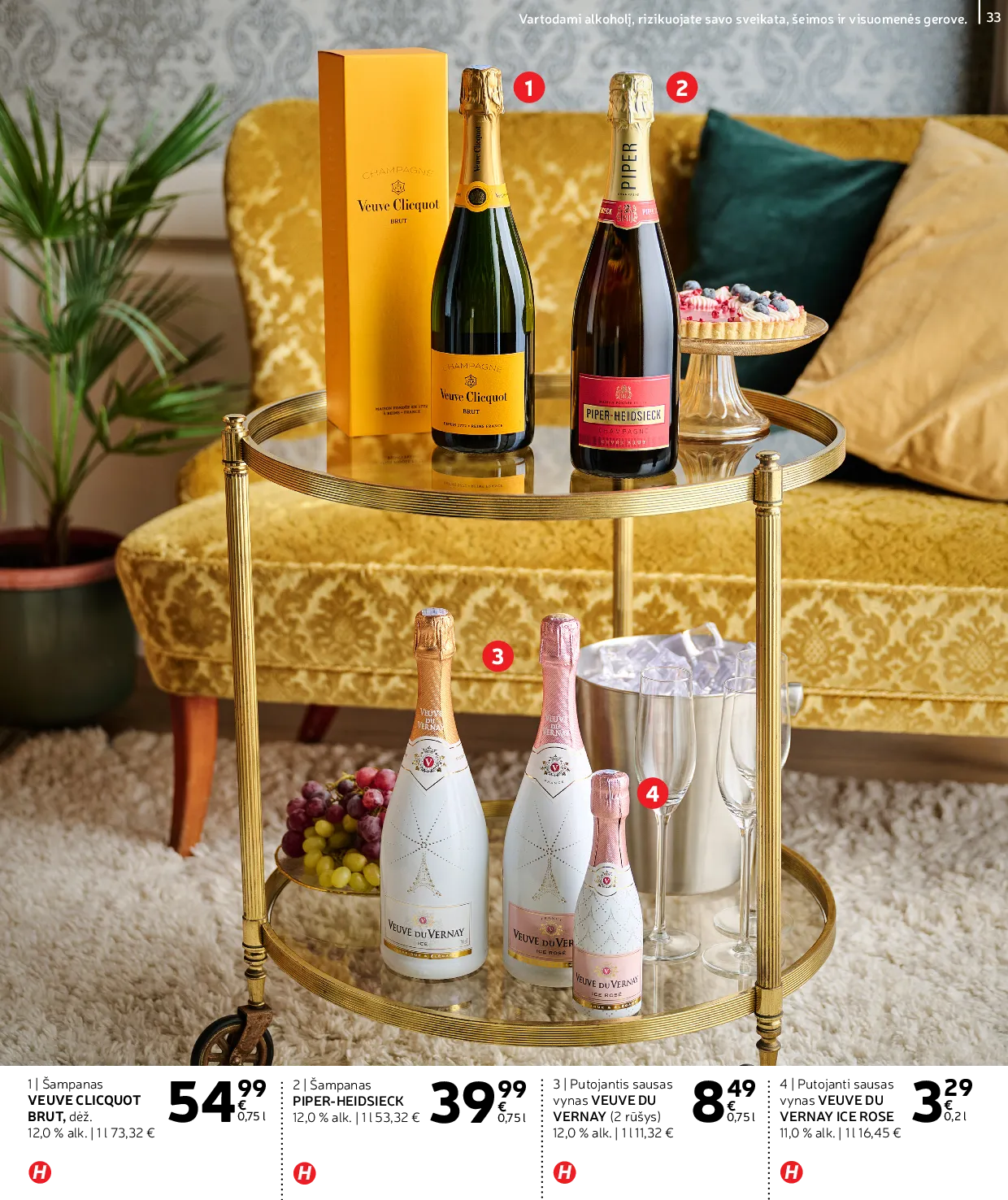 Rimi Žiemos ŠVENČIŲ alkoholinių gėrimų katalogas 2025 – 33 psl.