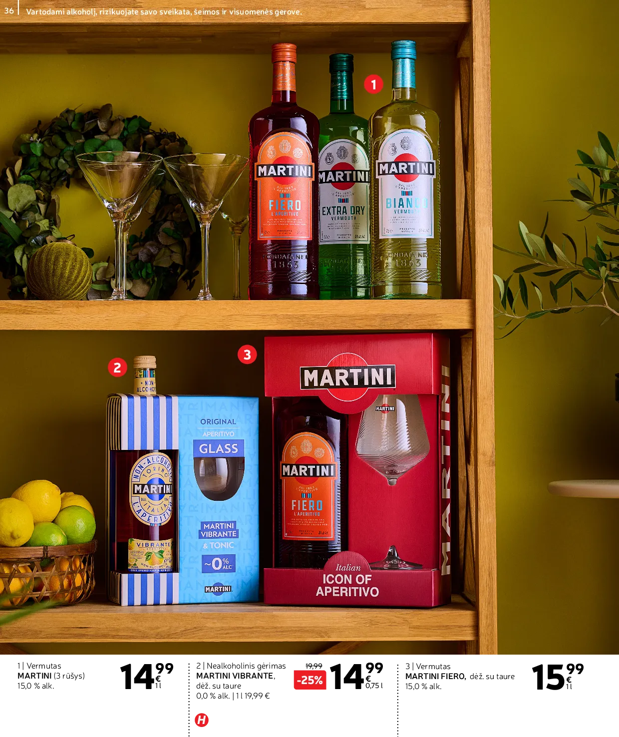 Rimi Žiemos ŠVENČIŲ alkoholinių gėrimų katalogas 2025 – 36 psl.