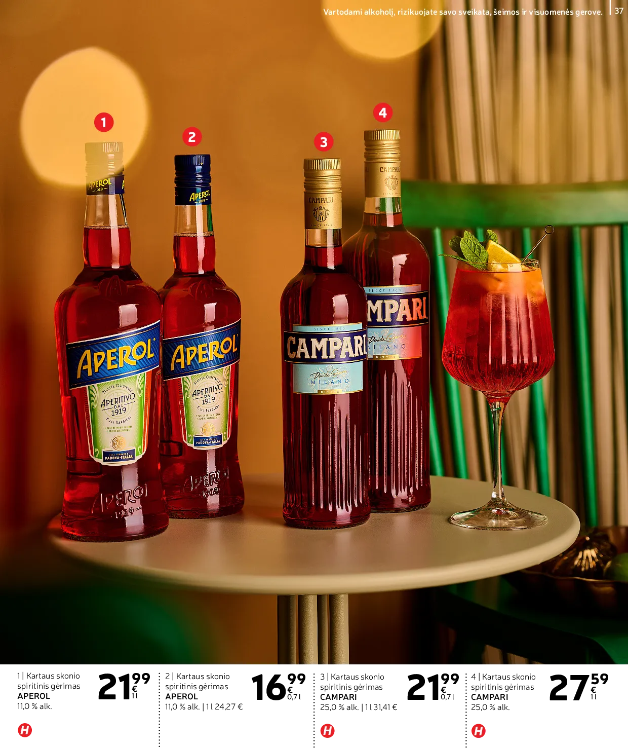 Rimi Žiemos ŠVENČIŲ alkoholinių gėrimų katalogas 2025 – 37 psl.