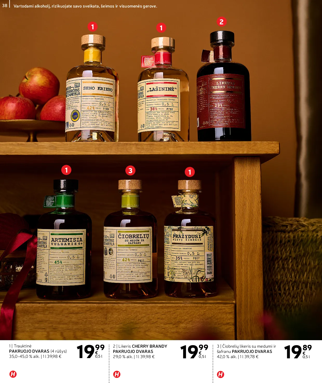 Rimi Žiemos ŠVENČIŲ alkoholinių gėrimų katalogas 2025 – 38 psl.