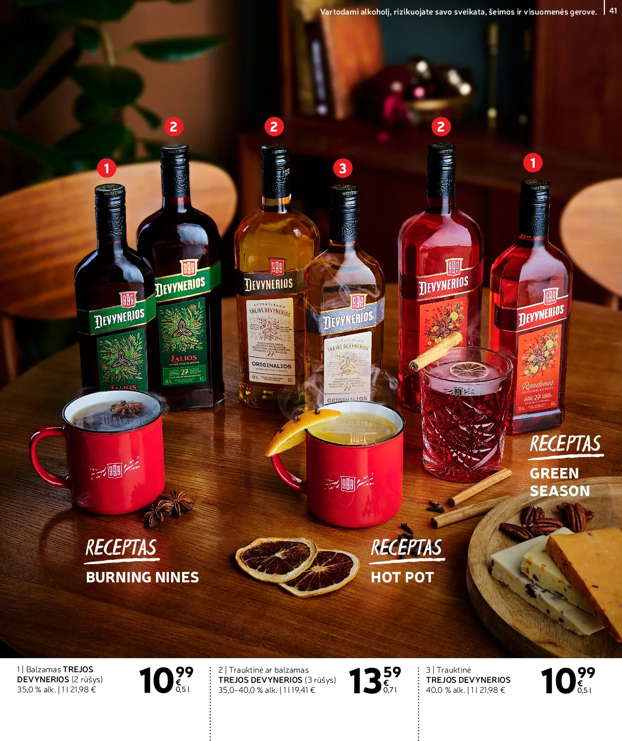 Rimi Žiemos ŠVENČIŲ alkoholinių gėrimų katalogas 2025 – 41 psl.
