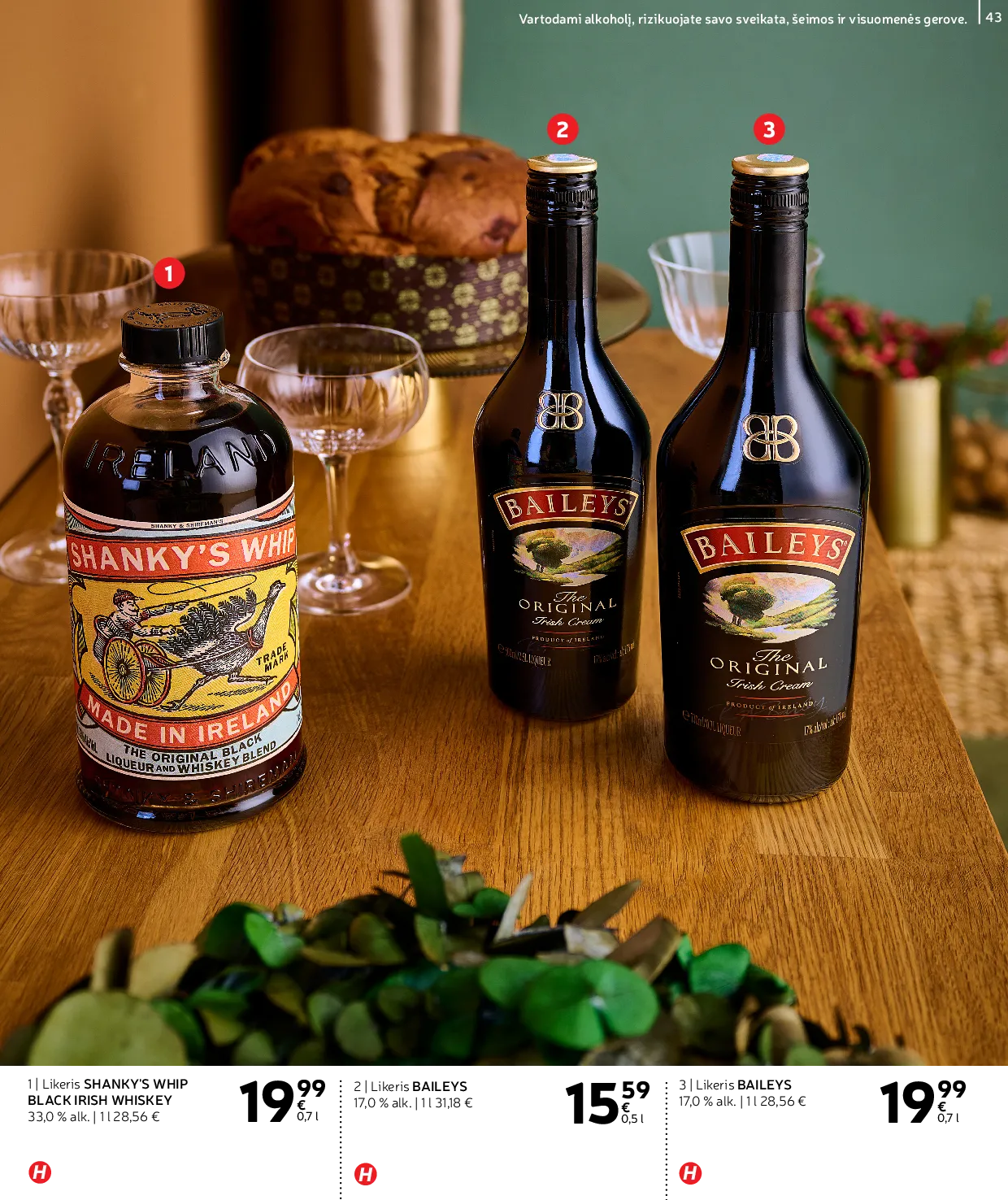 Rimi Žiemos ŠVENČIŲ alkoholinių gėrimų katalogas 2025 – 43 psl.