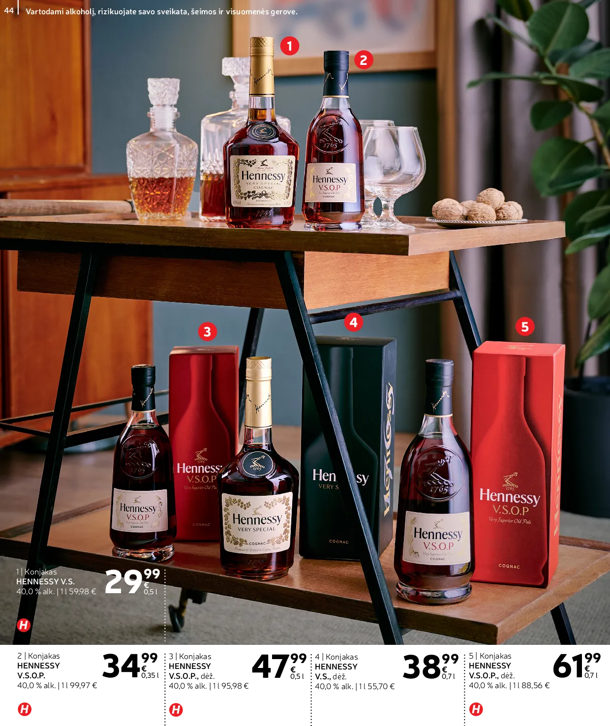 Rimi Žiemos ŠVENČIŲ alkoholinių gėrimų katalogas 2025 – 44 psl.