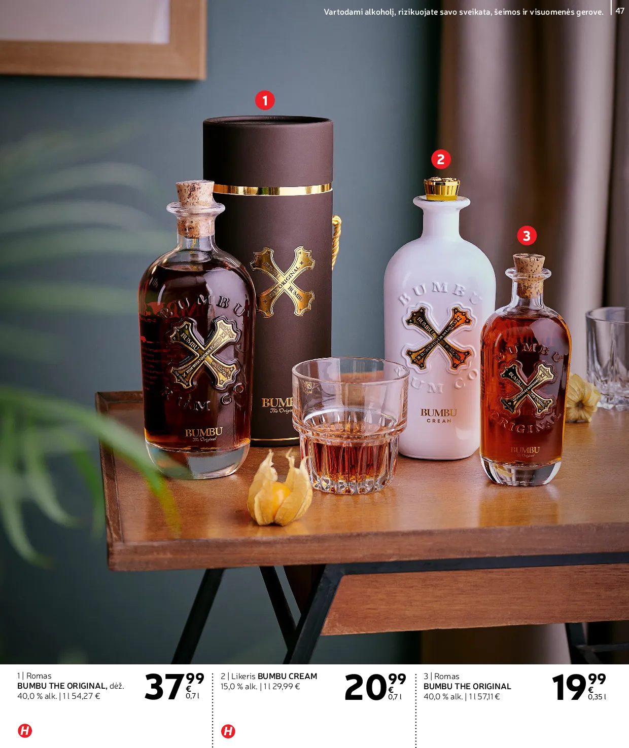 Rimi Žiemos ŠVENČIŲ alkoholinių gėrimų katalogas 2025 – 47 psl.