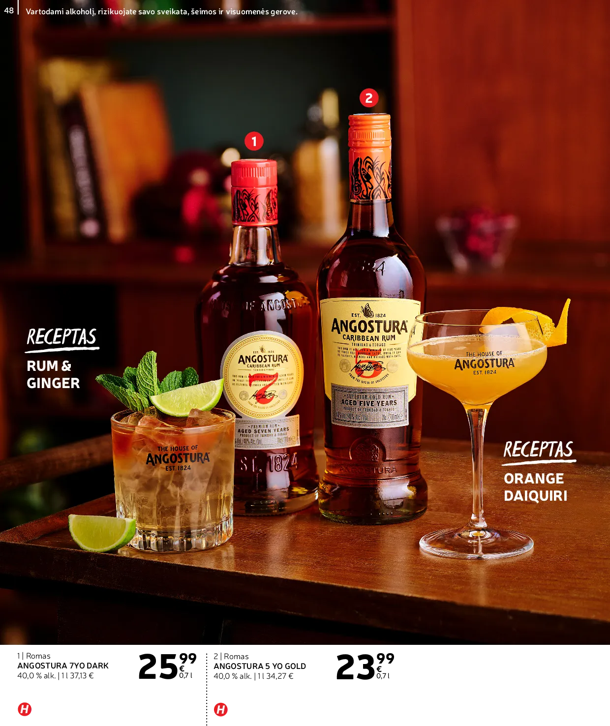 Rimi Žiemos ŠVENČIŲ alkoholinių gėrimų katalogas 2025 – 48 psl.