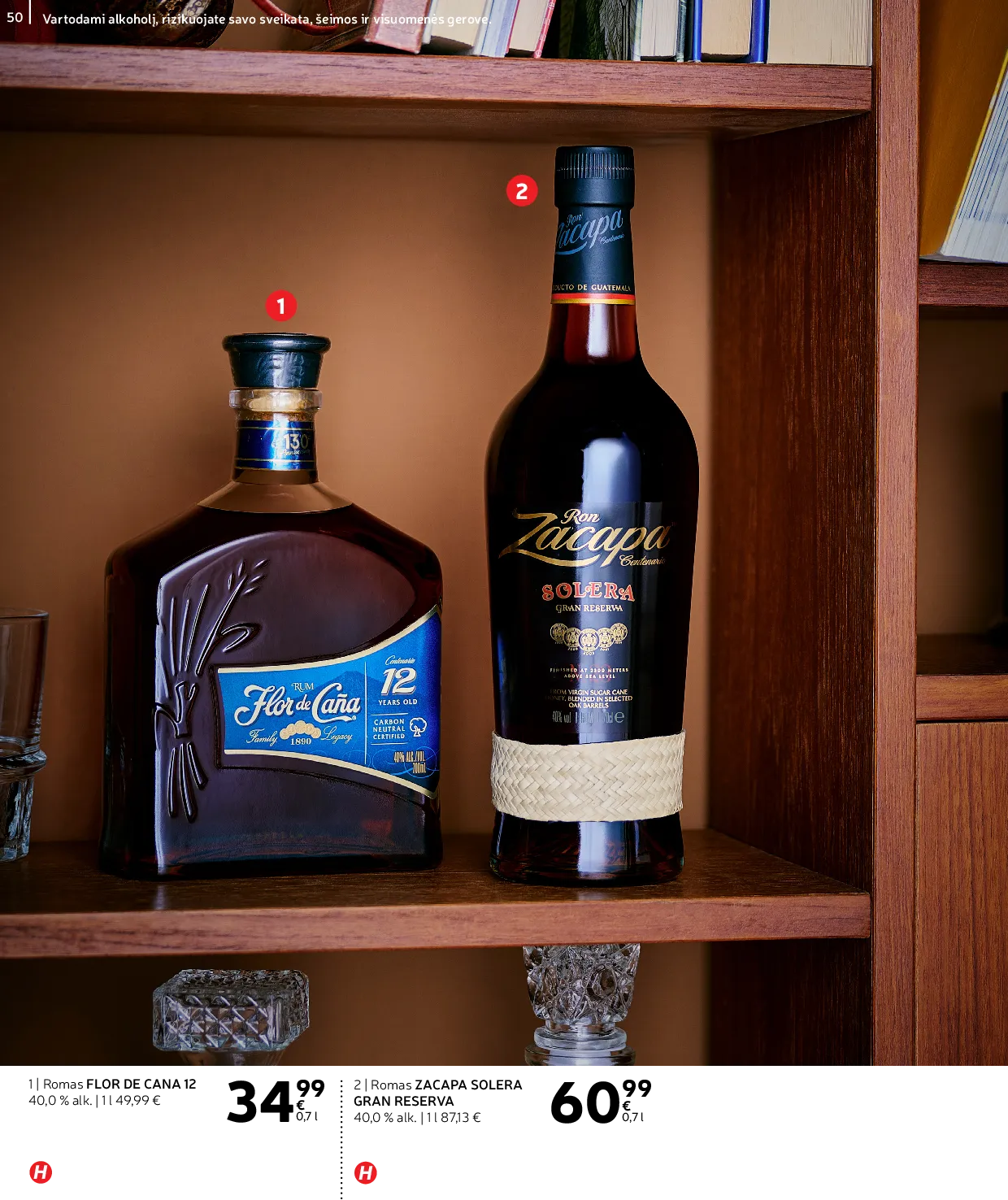 Rimi Žiemos ŠVENČIŲ alkoholinių gėrimų katalogas 2025 – 50 psl.