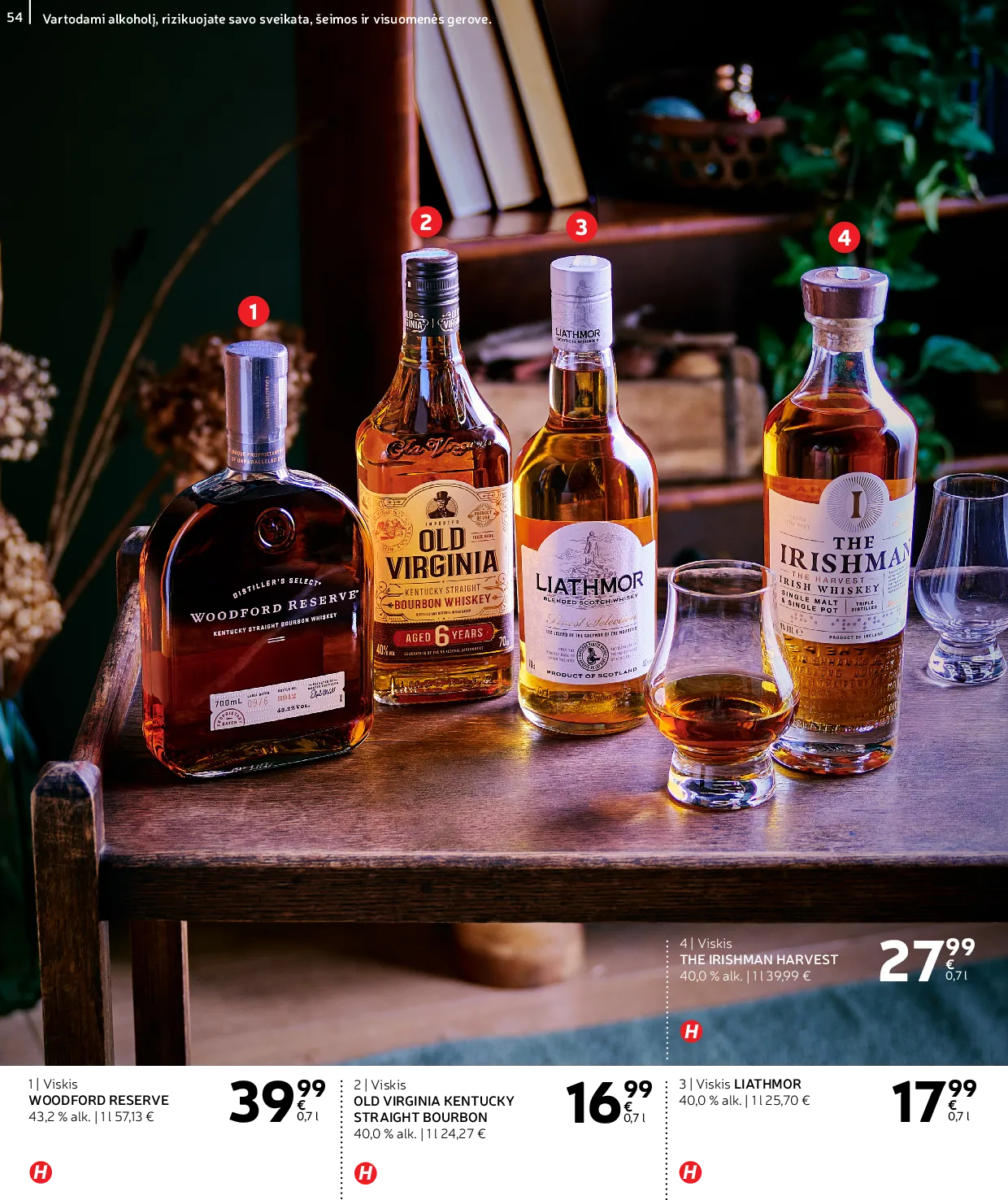 Rimi Žiemos ŠVENČIŲ alkoholinių gėrimų katalogas 2025 – 54 psl.