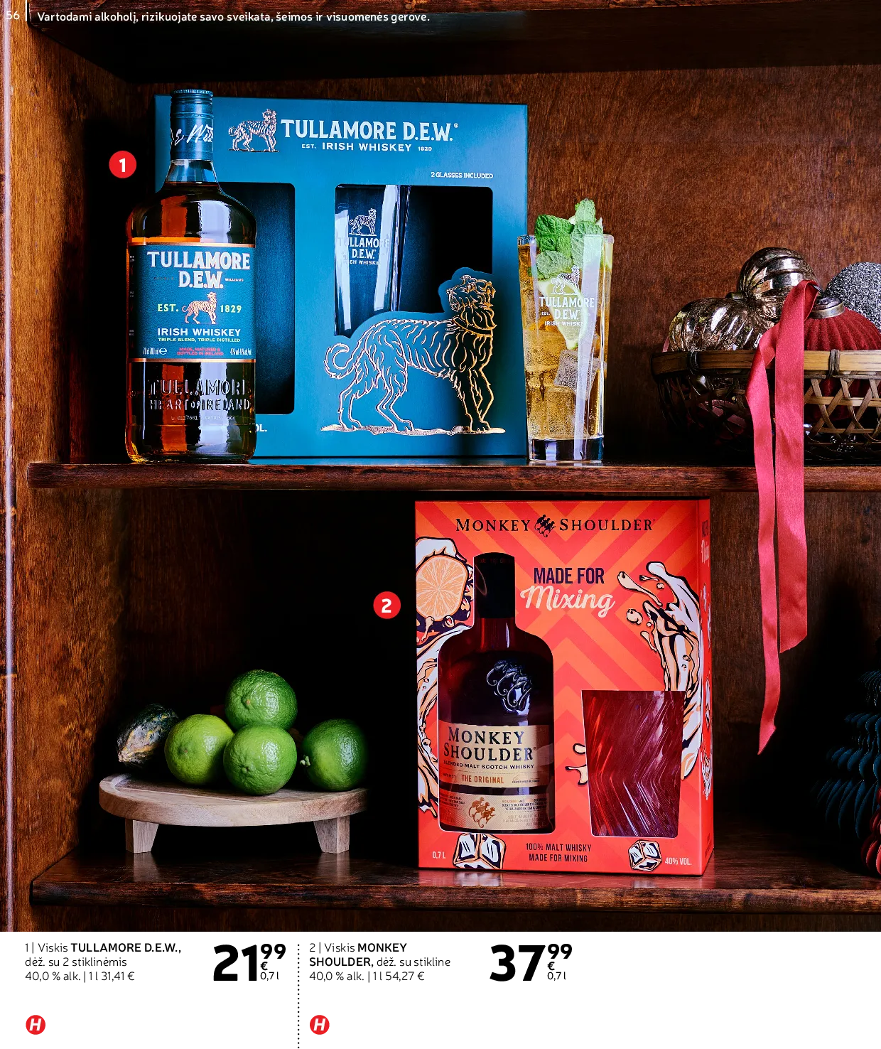 Rimi Žiemos ŠVENČIŲ alkoholinių gėrimų katalogas 2025 – 56 psl.