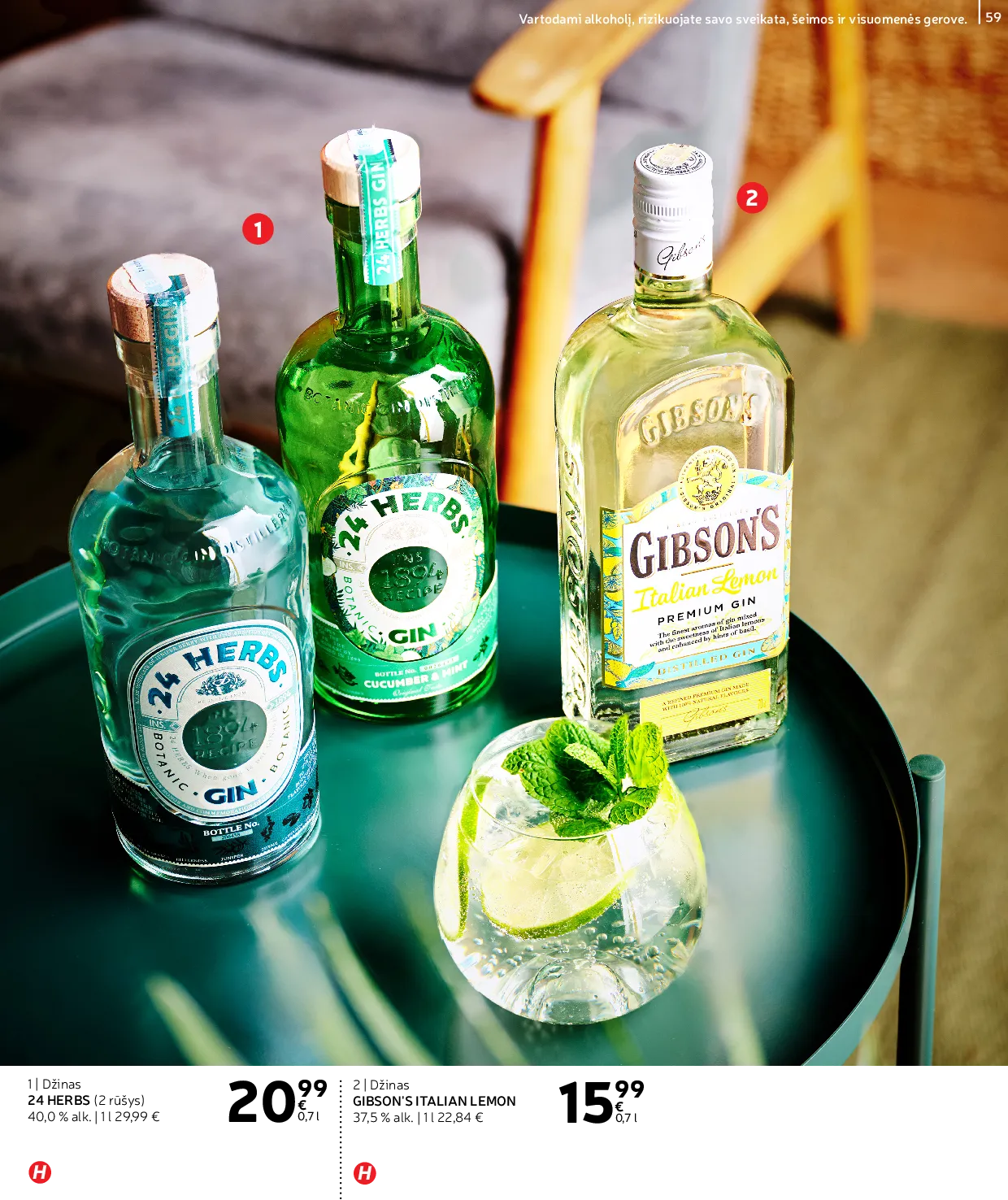 Rimi Žiemos ŠVENČIŲ alkoholinių gėrimų katalogas 2025 – 59 psl.