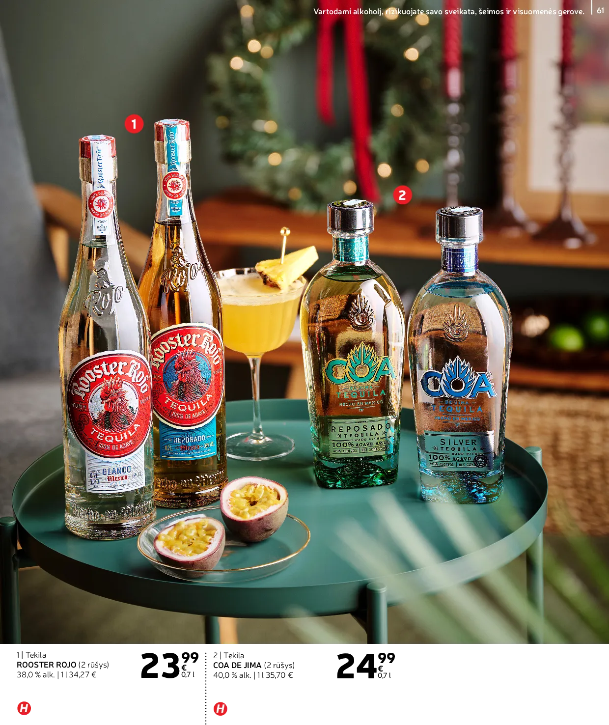 Rimi Žiemos ŠVENČIŲ alkoholinių gėrimų katalogas 2025 – 61 psl.