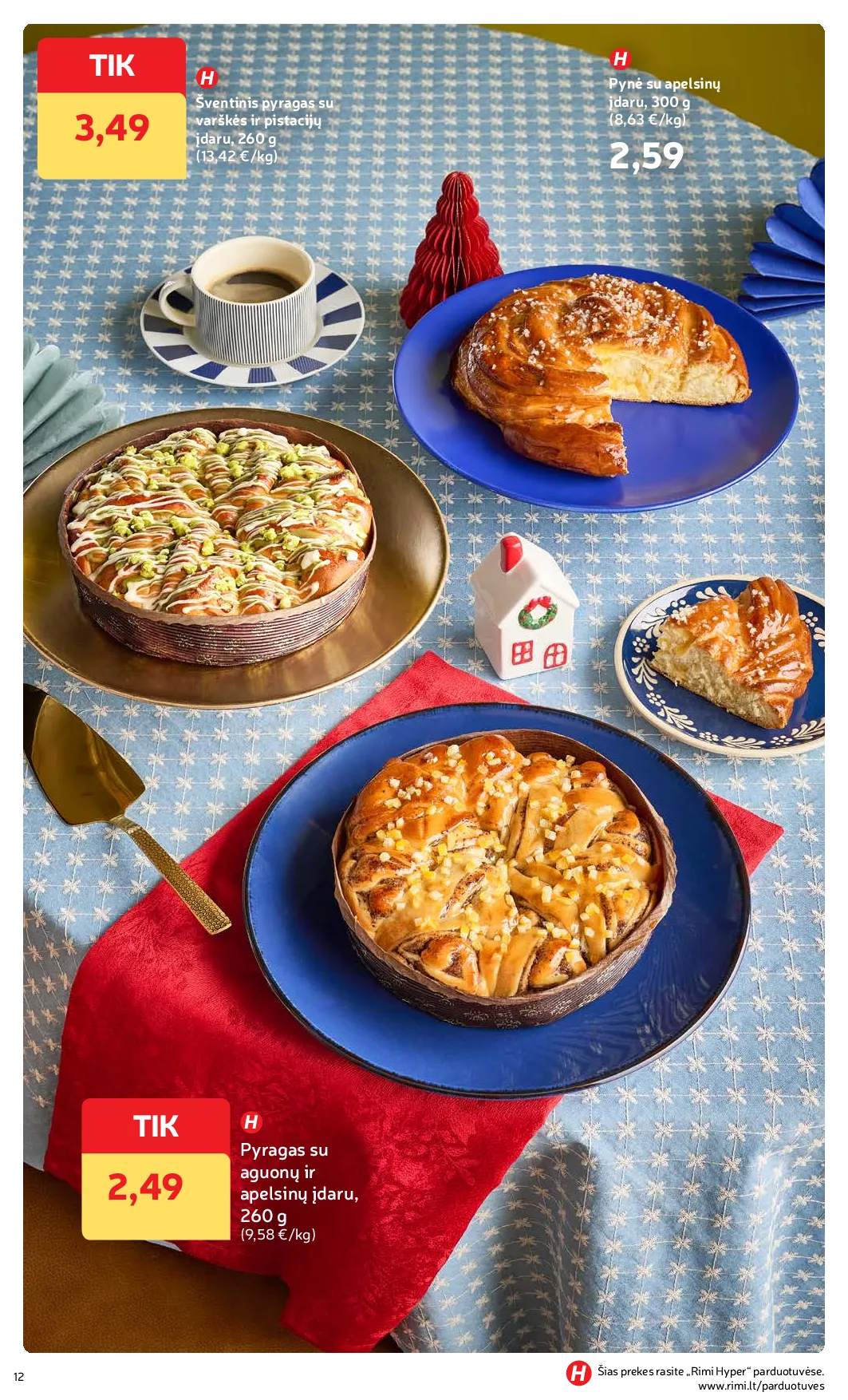 Rimi Žiemos ŠVENČIŲ maisto prekių katalogas 2025 – 12 psl.