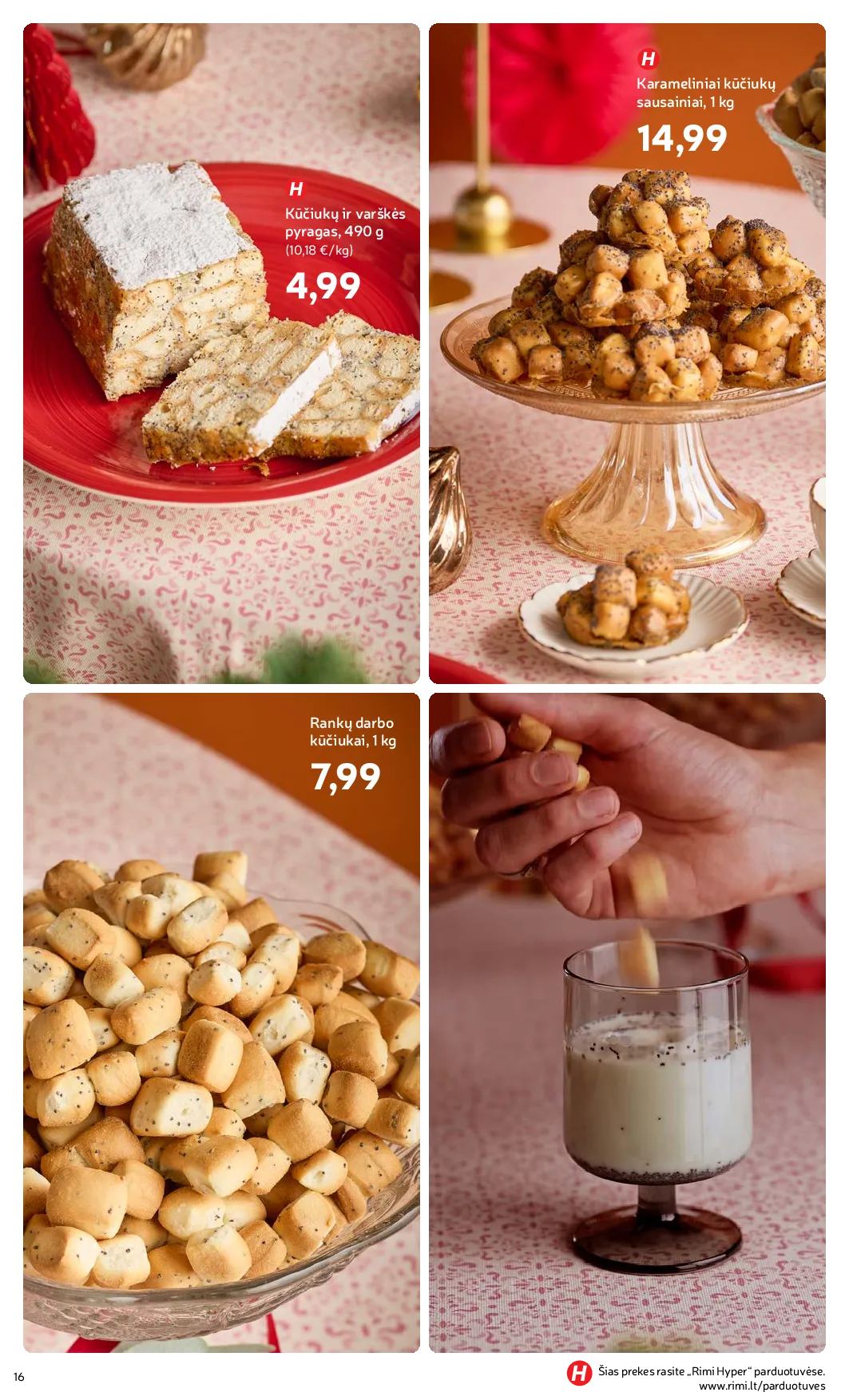 Rimi Žiemos ŠVENČIŲ maisto prekių katalogas 2025 – 16 psl.