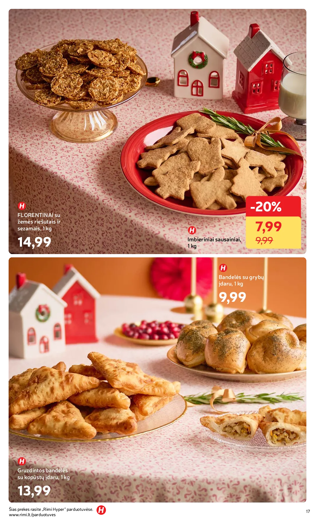 Rimi Žiemos ŠVENČIŲ maisto prekių katalogas 2025 – 17 psl.
