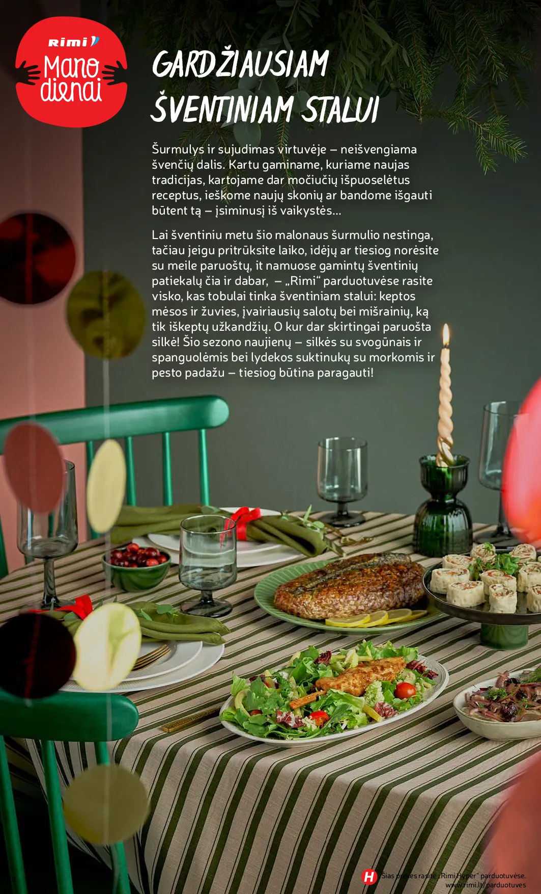 Rimi Žiemos ŠVENČIŲ maisto prekių katalogas 2025 – 18 psl.