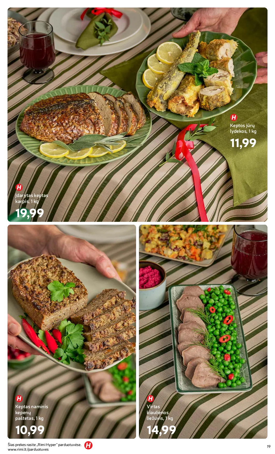 Rimi Žiemos ŠVENČIŲ maisto prekių katalogas 2025 – 19 psl.