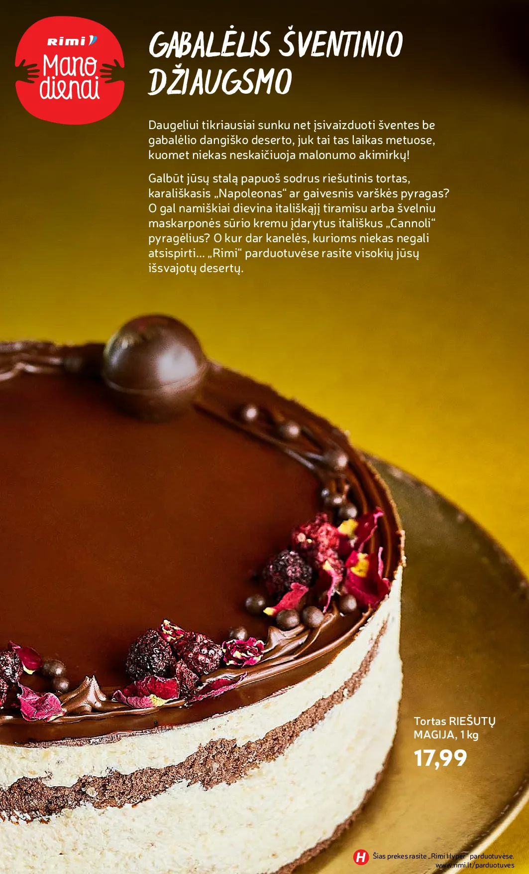 Rimi Žiemos ŠVENČIŲ maisto prekių katalogas 2025 – 2 psl.