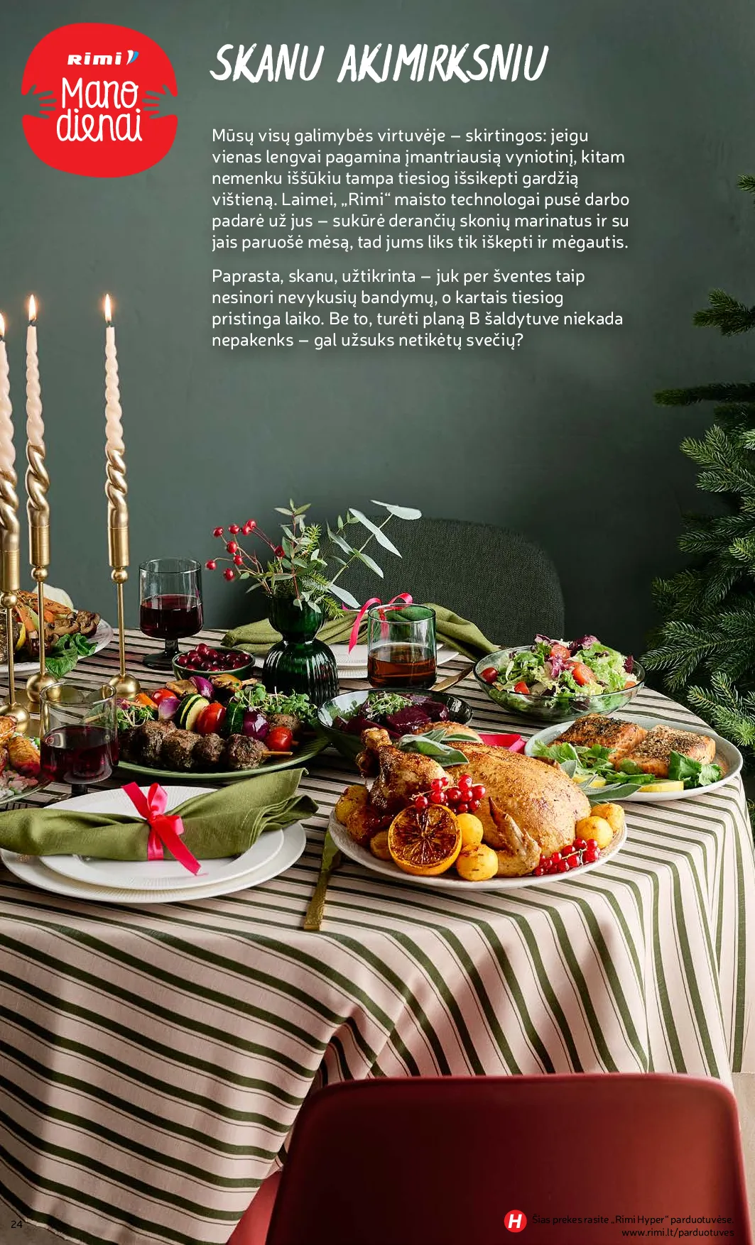 Rimi Žiemos ŠVENČIŲ maisto prekių katalogas 2025 – 24 psl.