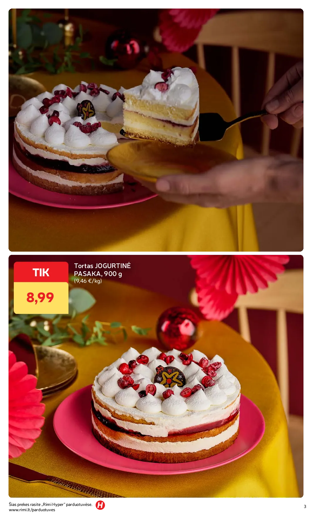 Rimi Žiemos ŠVENČIŲ maisto prekių katalogas 2025 – 3 psl.