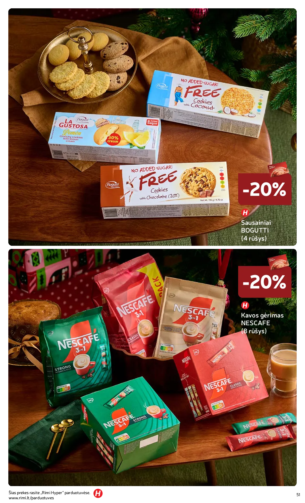 Rimi Žiemos ŠVENČIŲ maisto prekių katalogas 2025 – 51 psl.