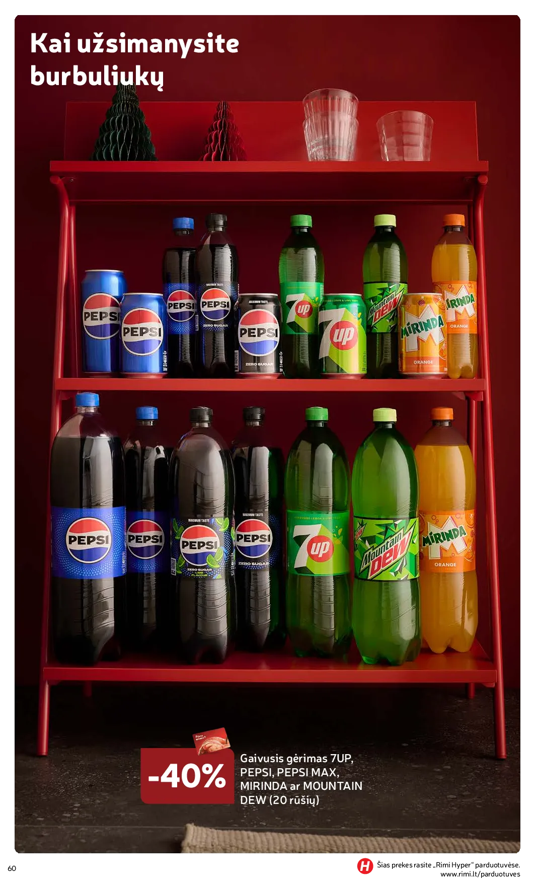 Rimi Žiemos ŠVENČIŲ maisto prekių katalogas 2025 – 60 psl.