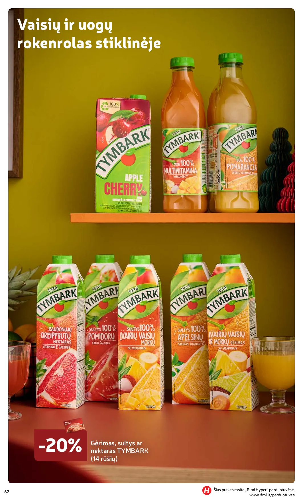 Rimi Žiemos ŠVENČIŲ maisto prekių katalogas 2025 – 62 psl.