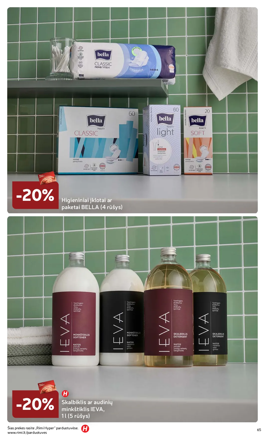 Rimi Žiemos ŠVENČIŲ maisto prekių katalogas 2025 – 65 psl.