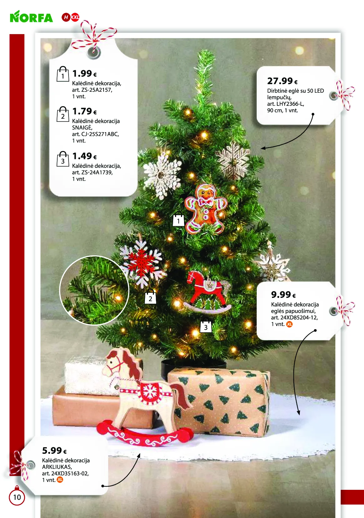 Norfa IŠSIRINK SAVO KALĖDAS – 10 psl.