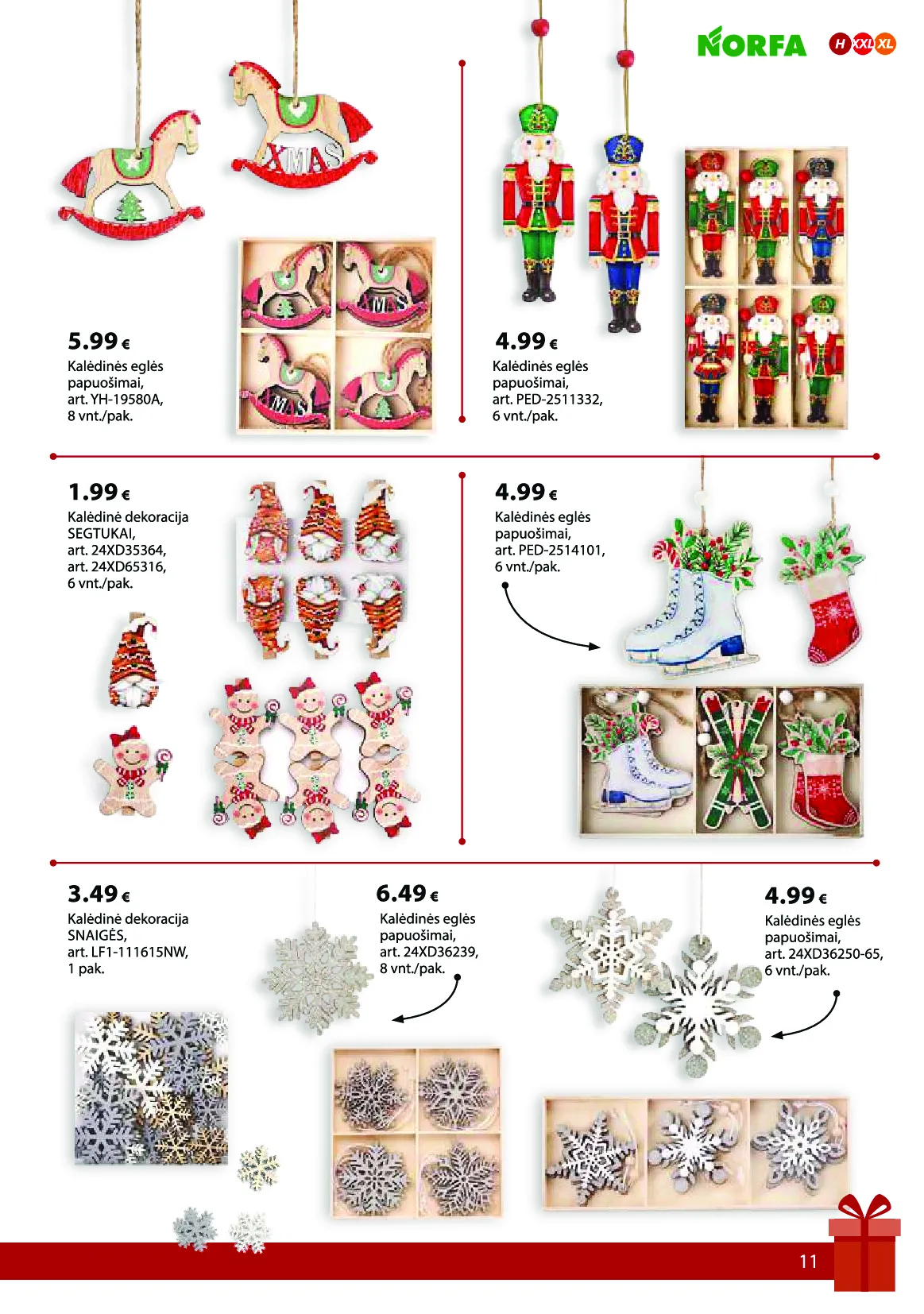 Norfa IŠSIRINK SAVO KALĖDAS – 11 psl.