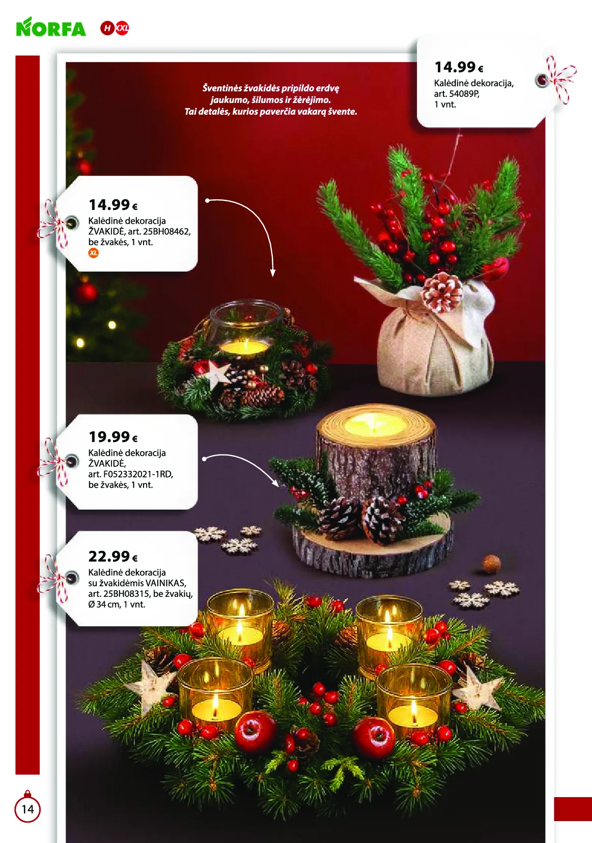 Norfa IŠSIRINK SAVO KALĖDAS – 14 psl.