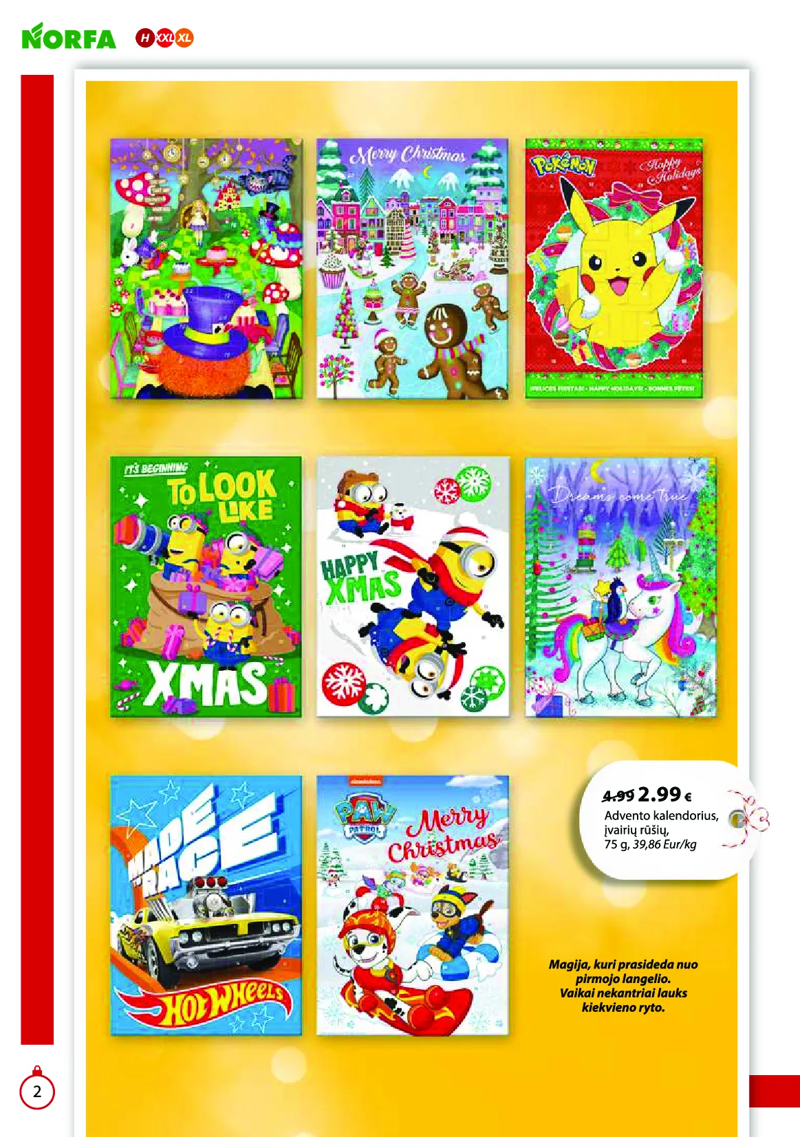 Norfa IŠSIRINK SAVO KALĖDAS – 2 psl.