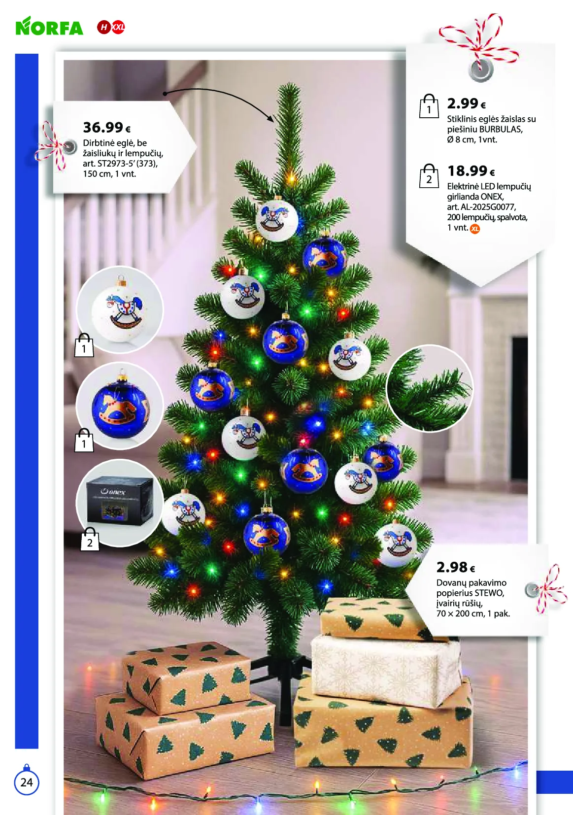 Norfa IŠSIRINK SAVO KALĖDAS – 24 psl.