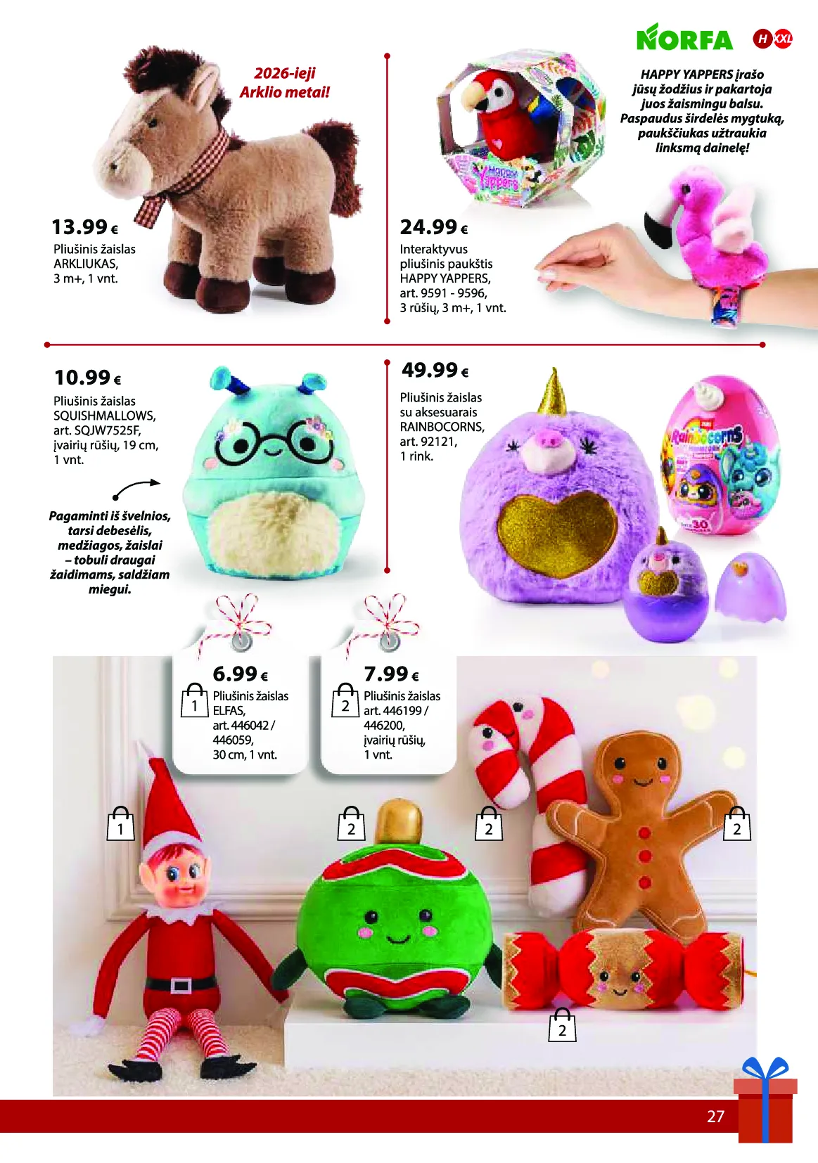 Norfa IŠSIRINK SAVO KALĖDAS – 27 psl.