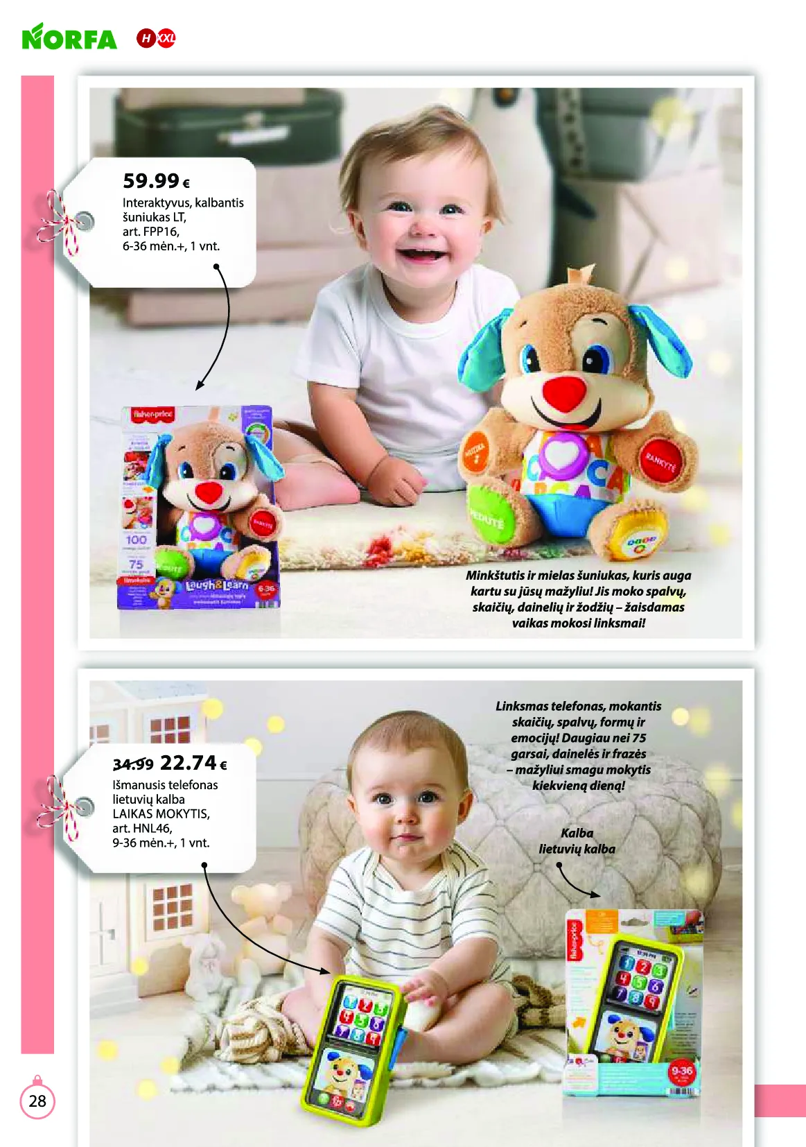 Norfa IŠSIRINK SAVO KALĖDAS – 28 psl.