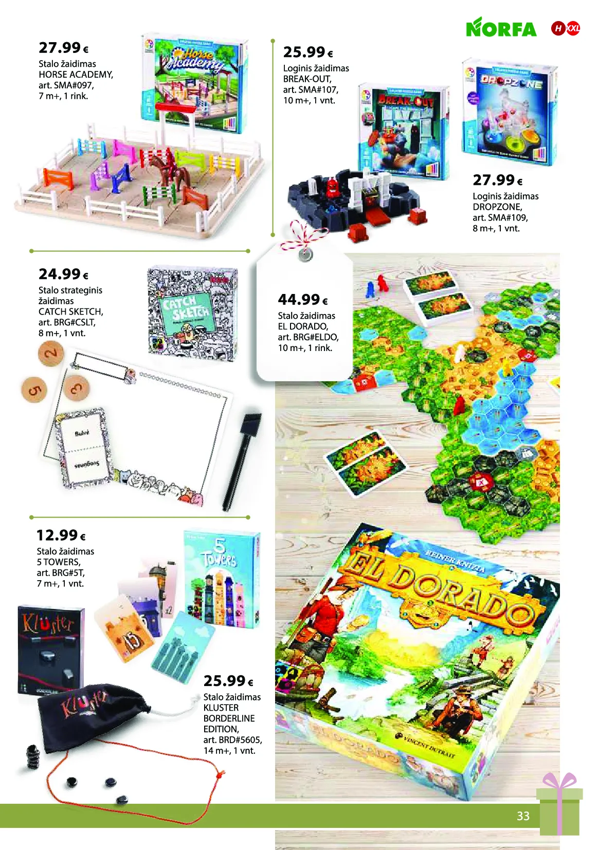 Norfa IŠSIRINK SAVO KALĖDAS – 33 psl.